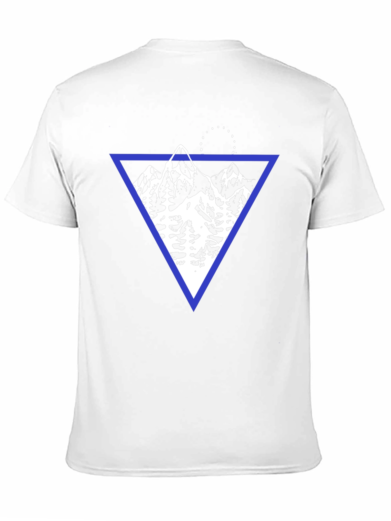 Geometric Mountain Graphic T-Shirt