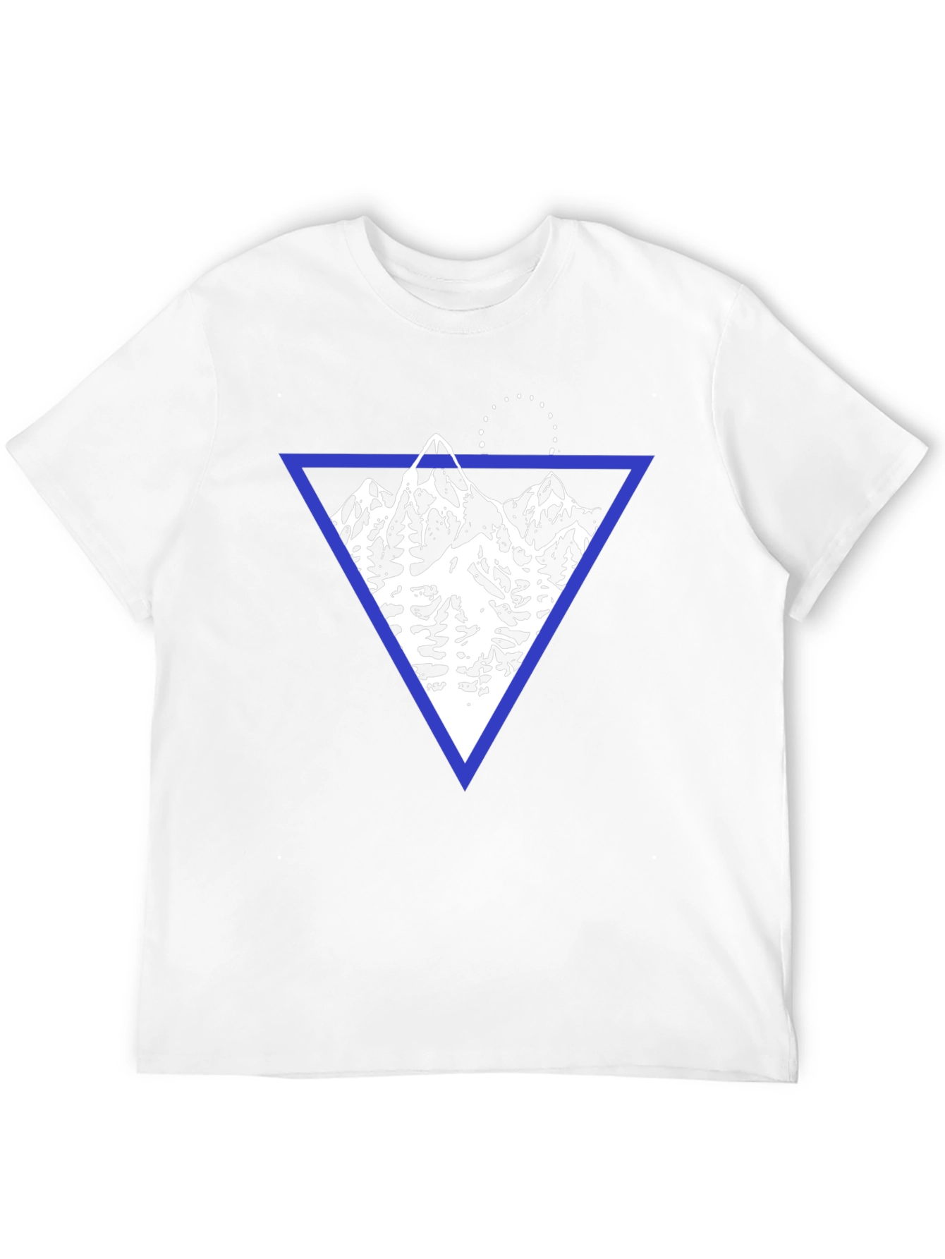 Geometric Mountain Graphic T-Shirt