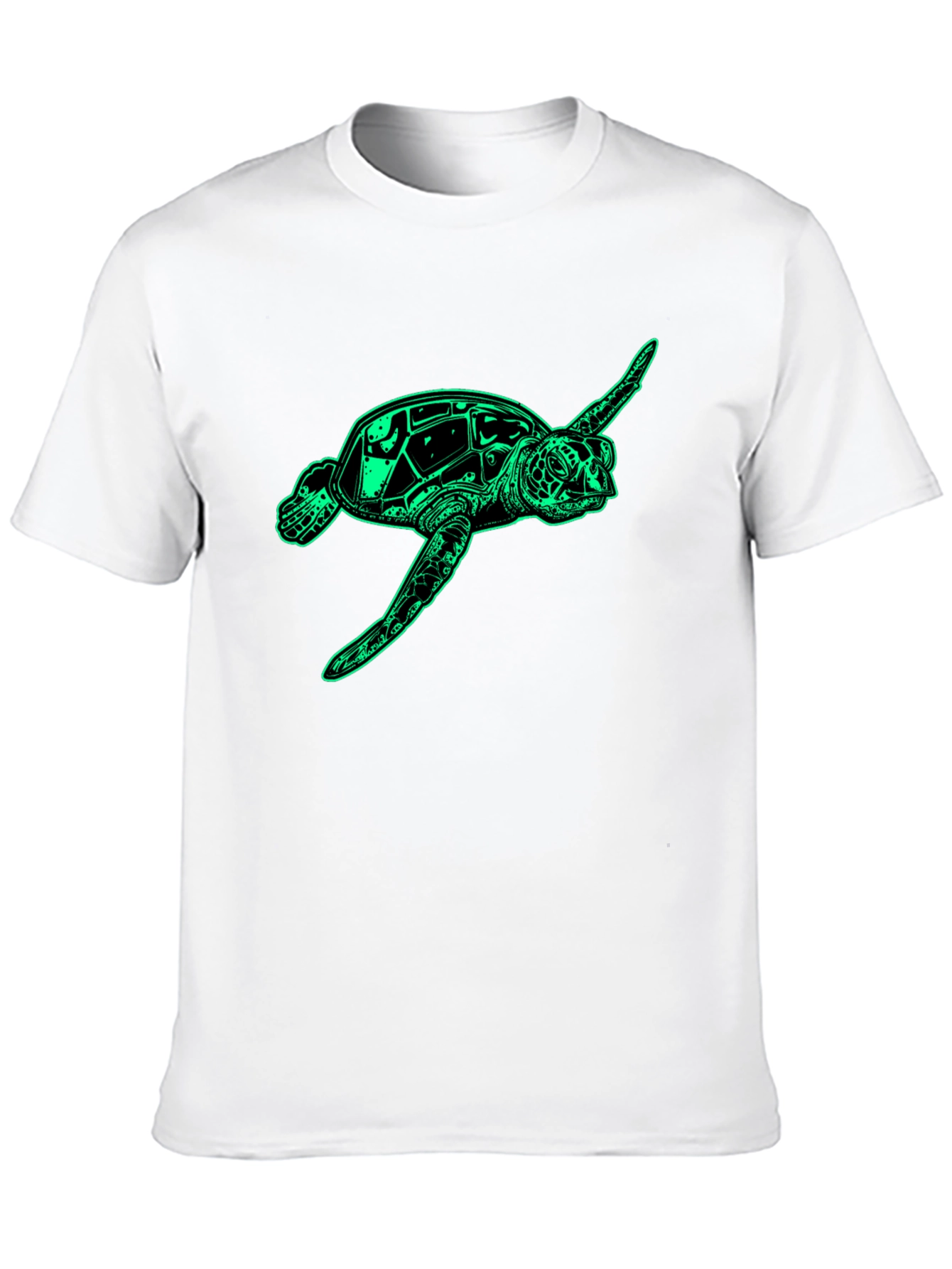 Sea Turtle Graphic Tee - Mens Black T-Shirt