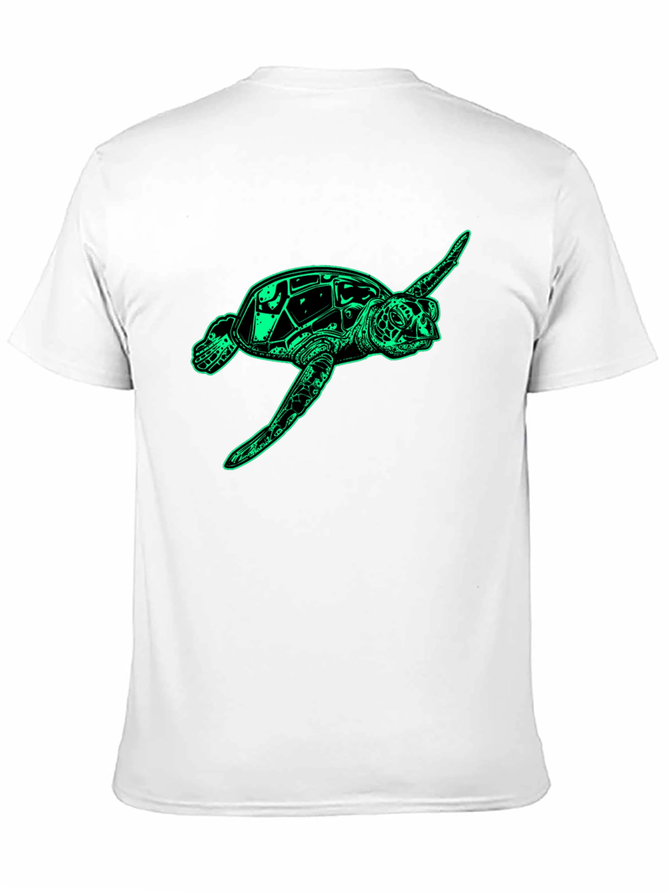 Sea Turtle Graphic Tee - Mens Black T-Shirt