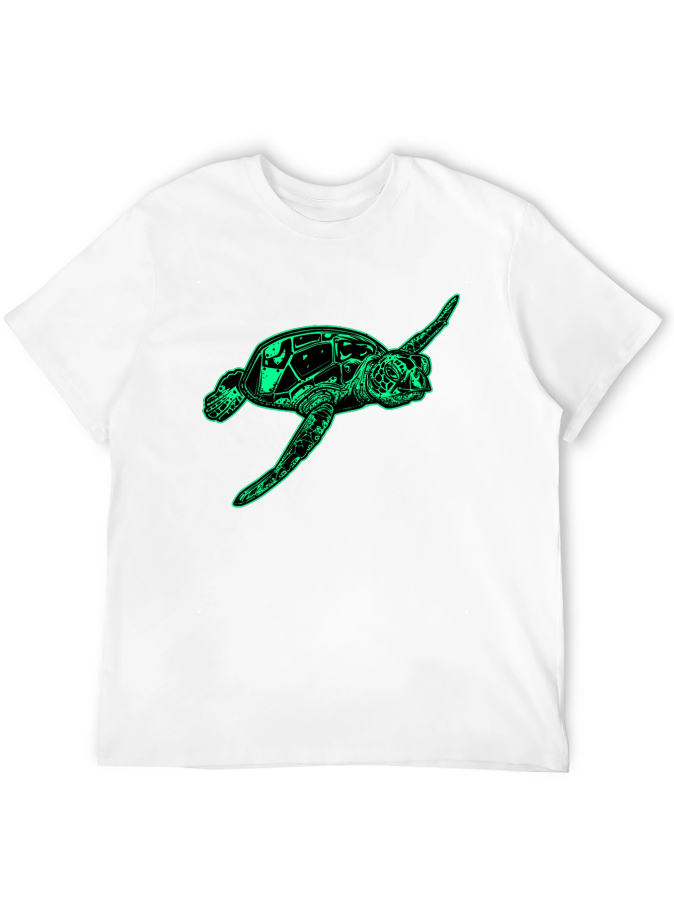 Sea Turtle Graphic Tee - Mens Black T-Shirt