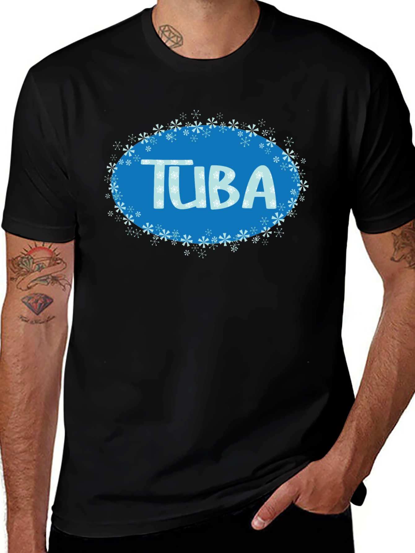 Tuba Winter Snowflake Tee