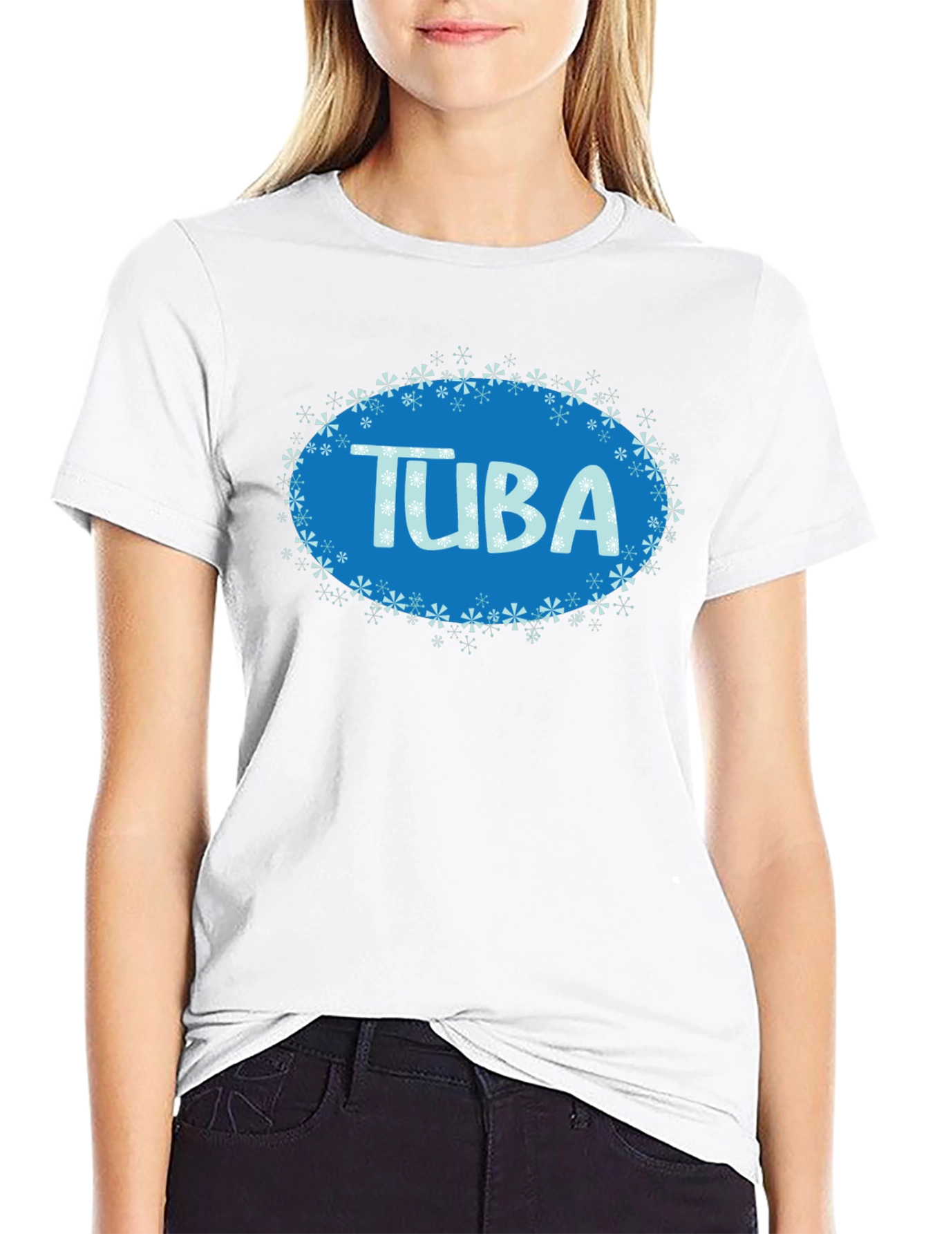 Tuba Winter Snowflake Tee