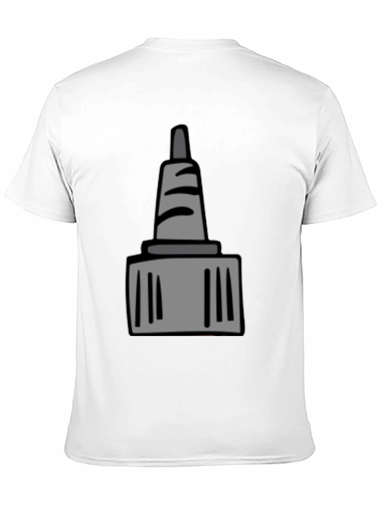 Traffic Cone Cartoon Graphic Tee