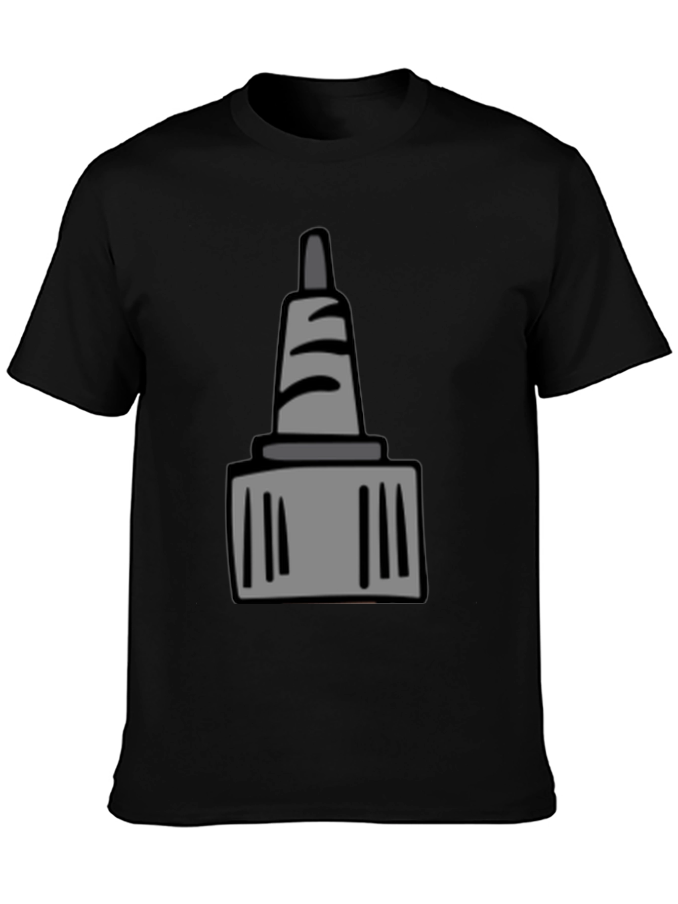 Traffic Cone Cartoon Graphic Tee