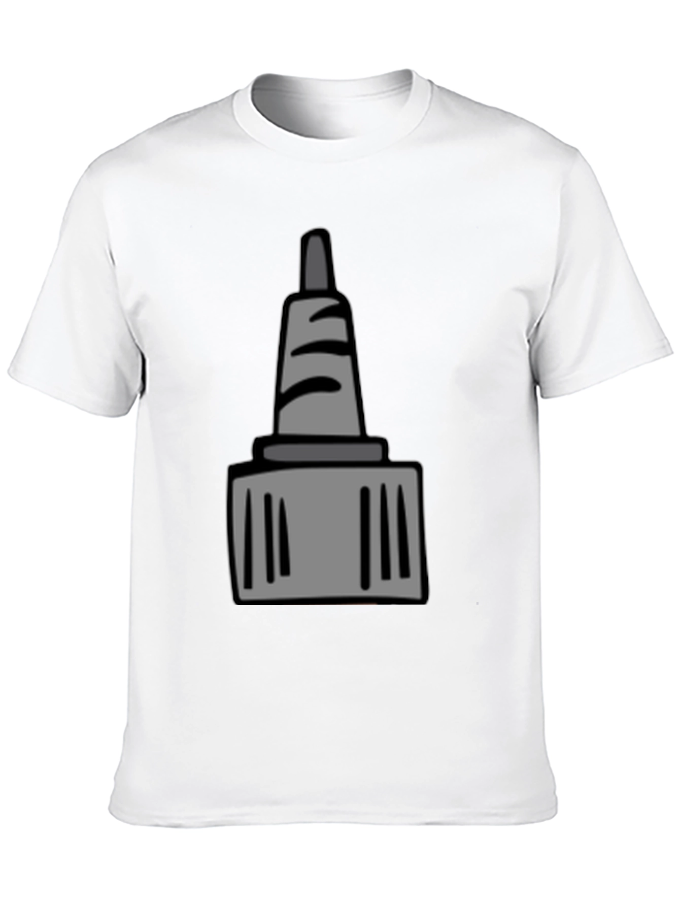 Traffic Cone Cartoon Graphic Tee
