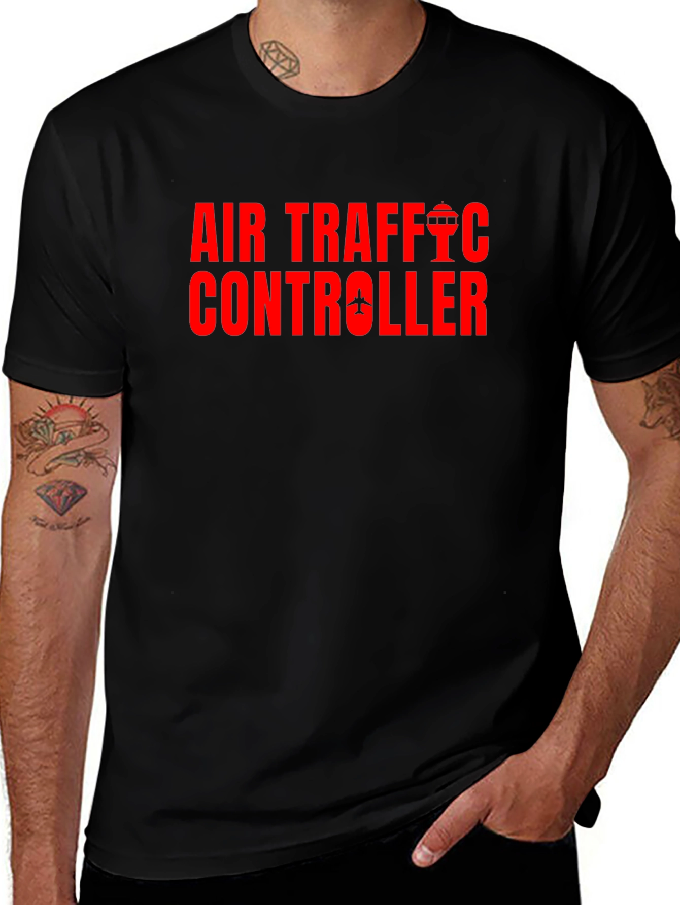 Air Traffic Controller Graphic T-Shirt