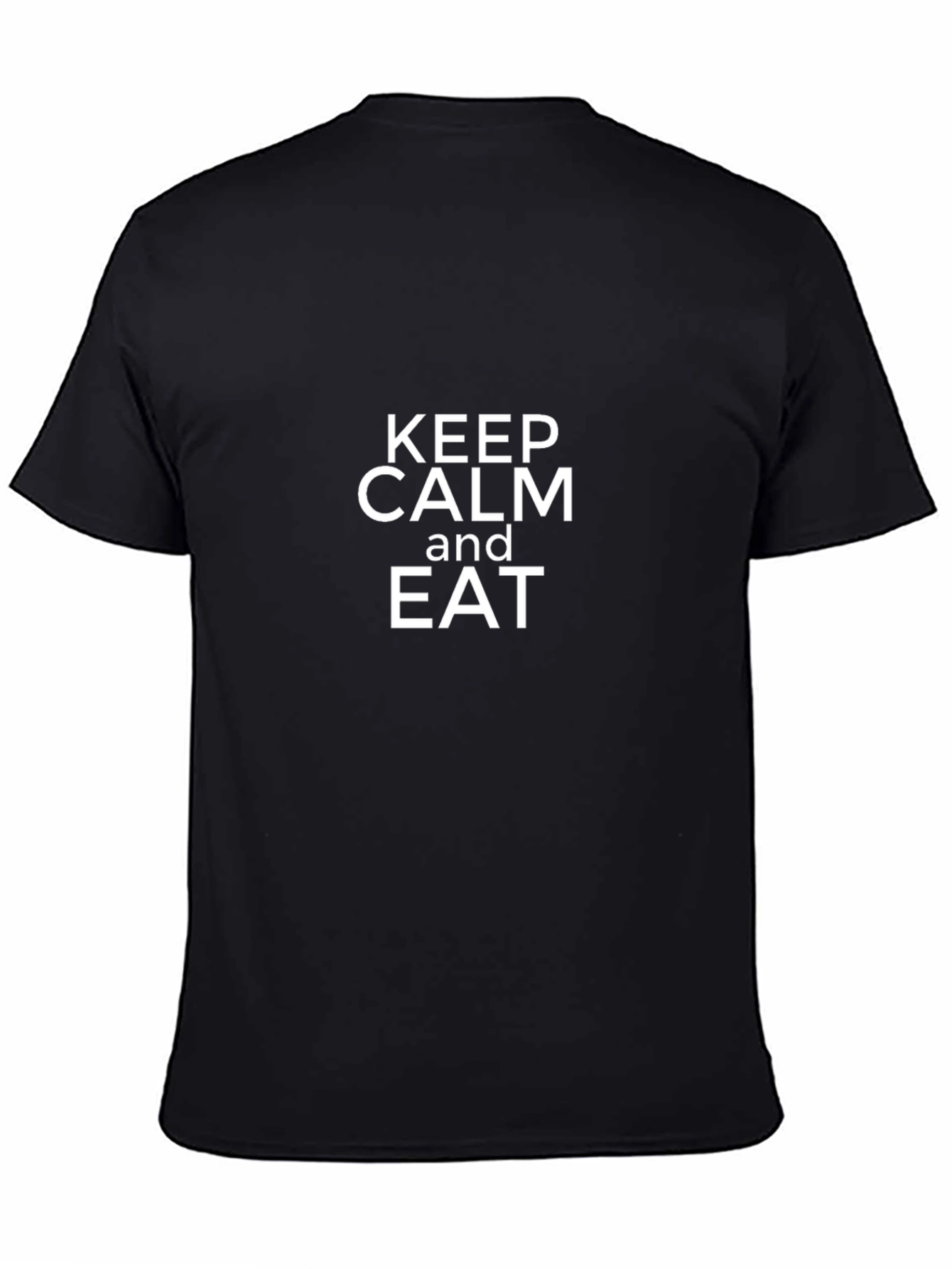 Keep Calm and Eat Black T-Shirt