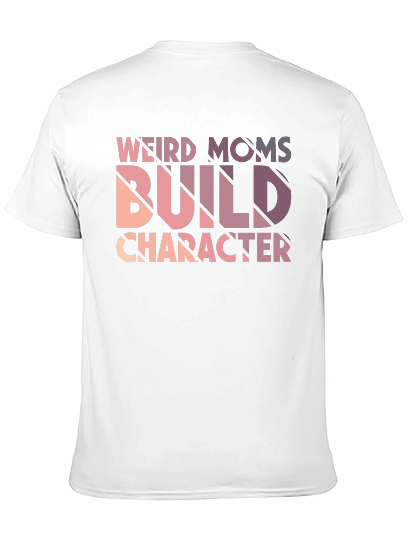 Weird Moms Build Character Black Graphic Tee