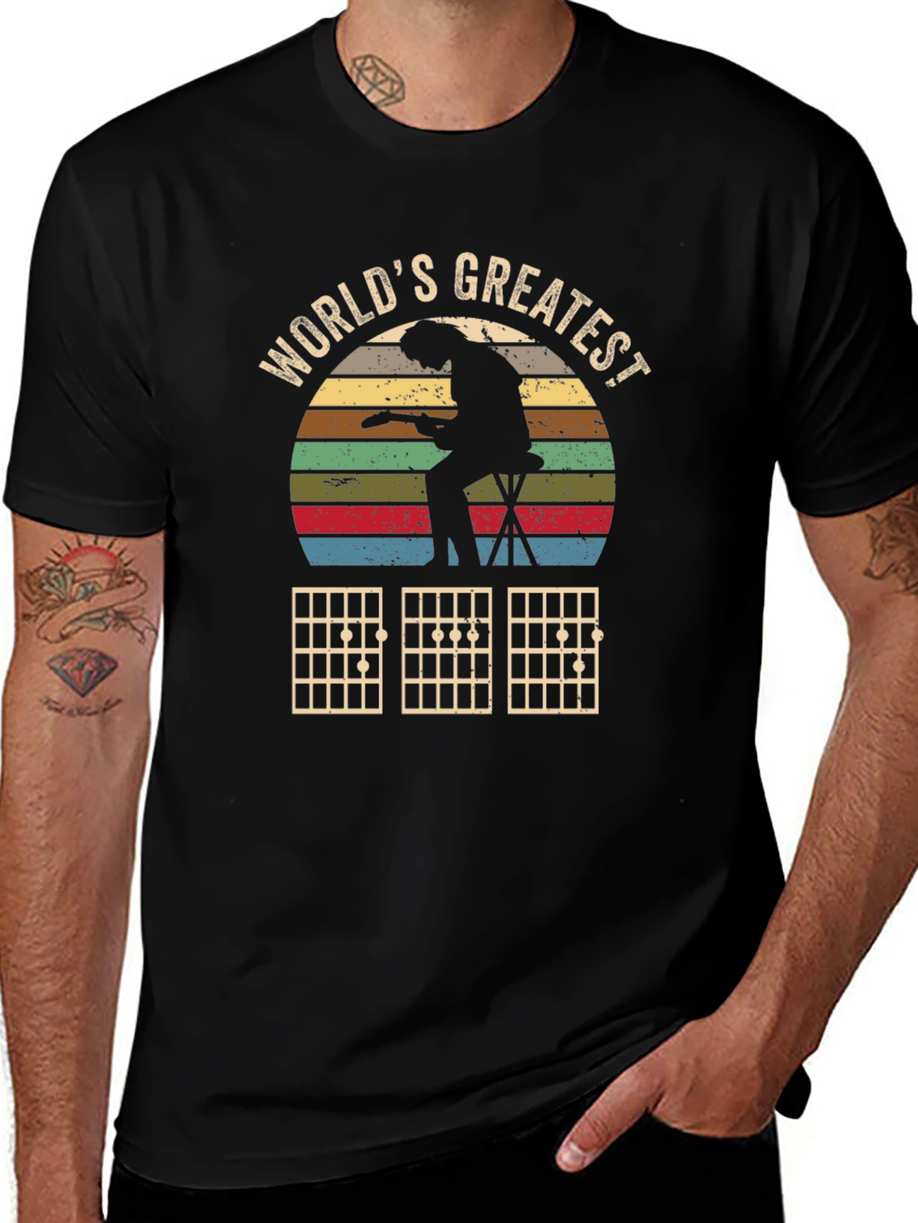 Worlds Greatest Guitarist T-Shirt - Musician Tee