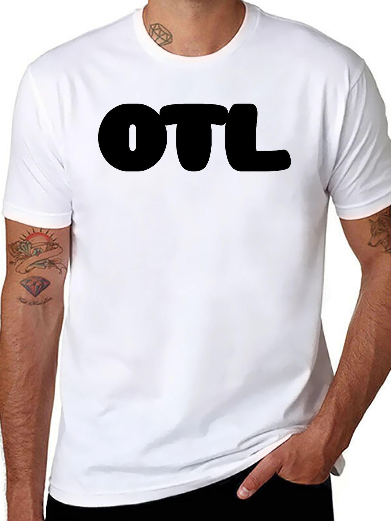 Bold OTL Graphic Black T-Shirt