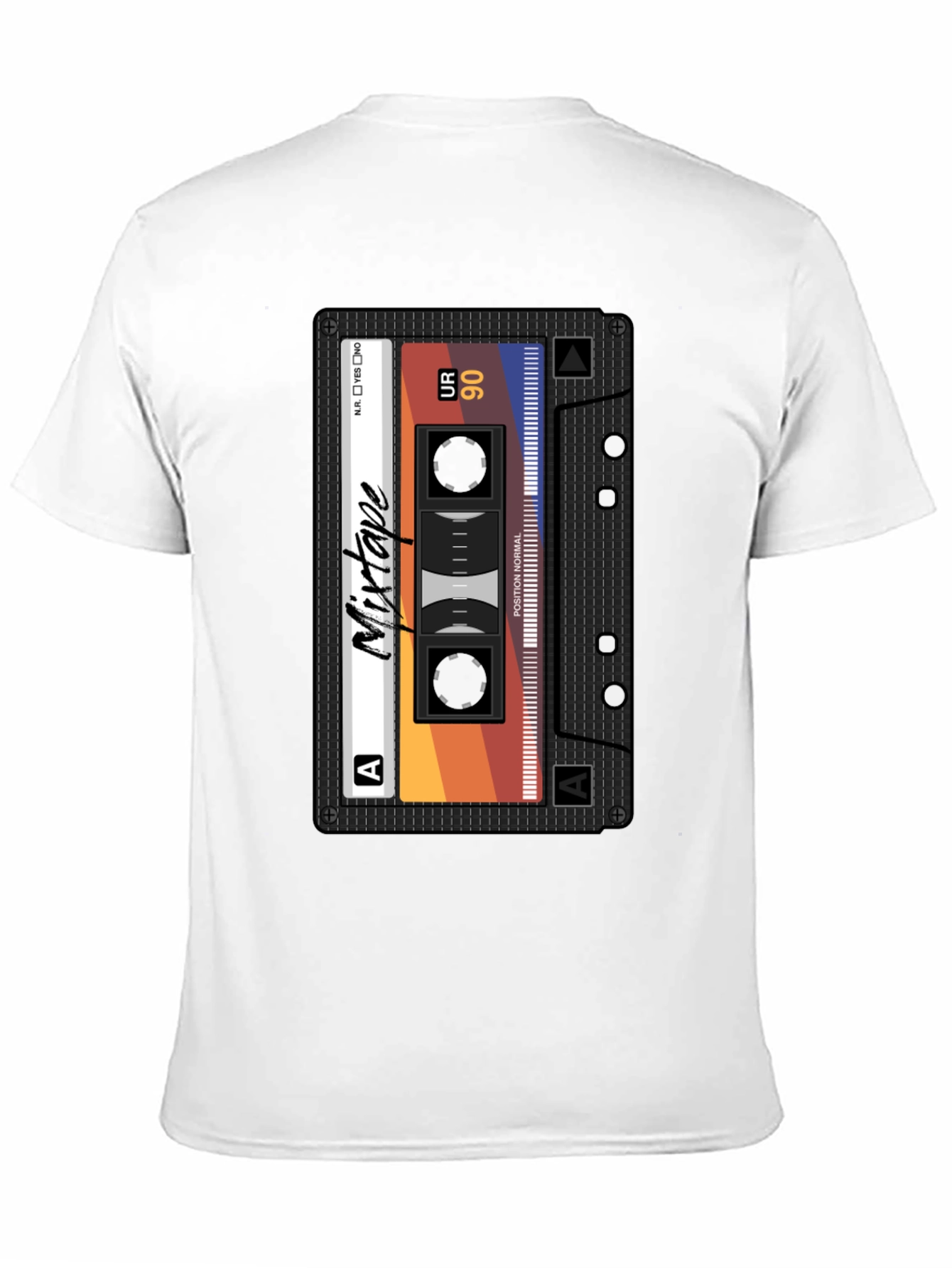 Mixtape Graphic Tee - Retro Cassette T-Shirt