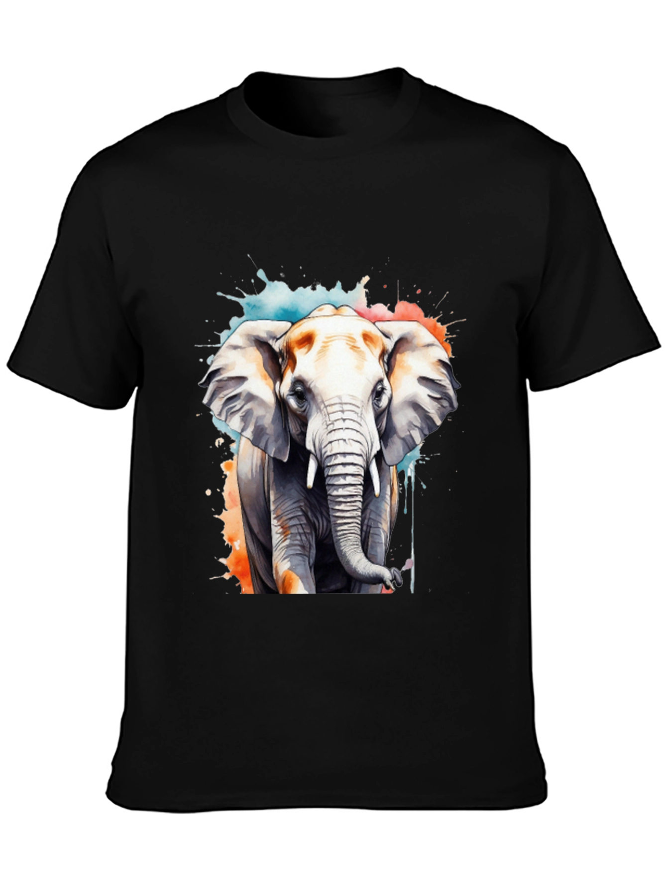 Watercolor Elephant Graphic Tee