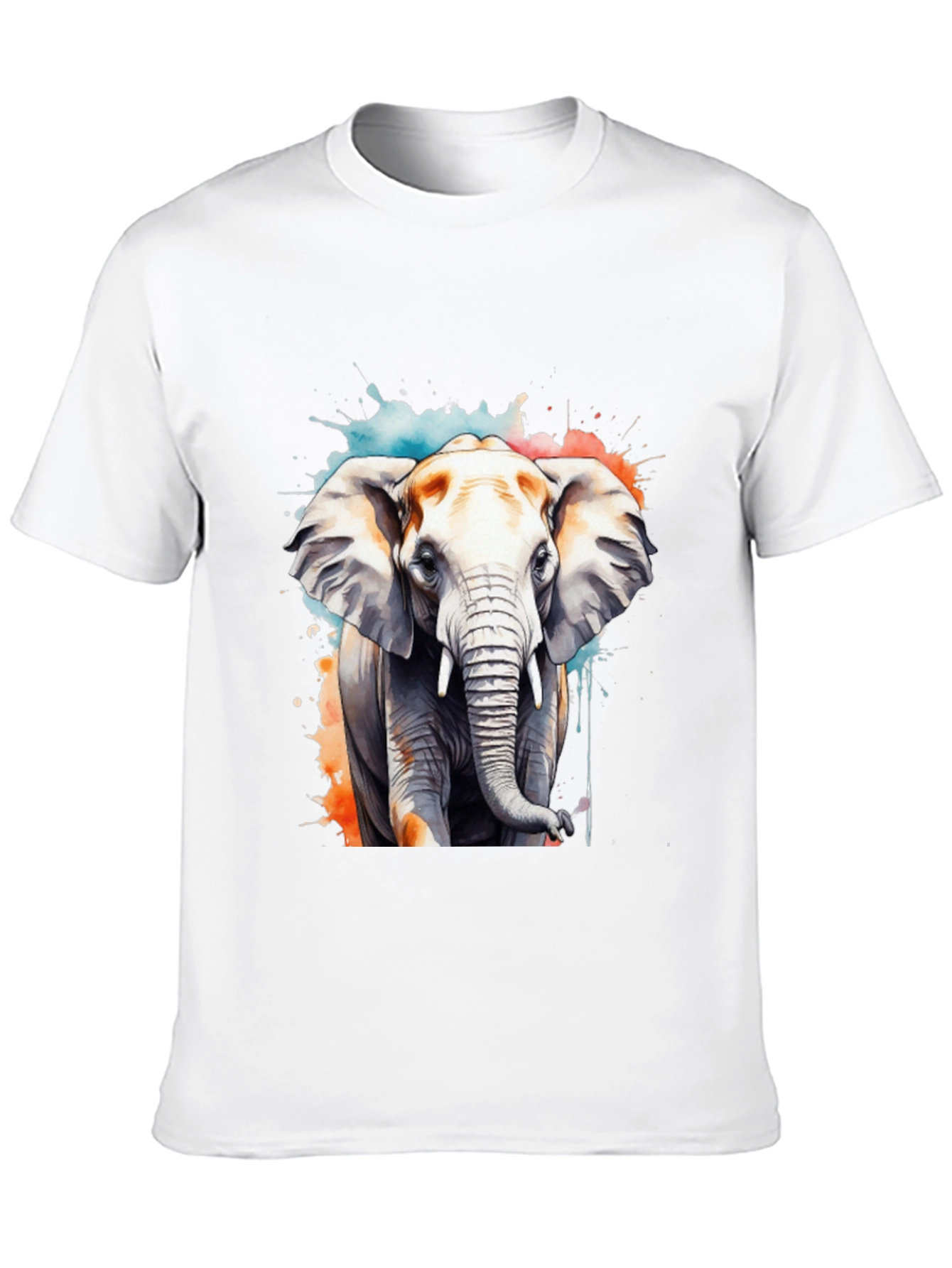 Watercolor Elephant Graphic Tee