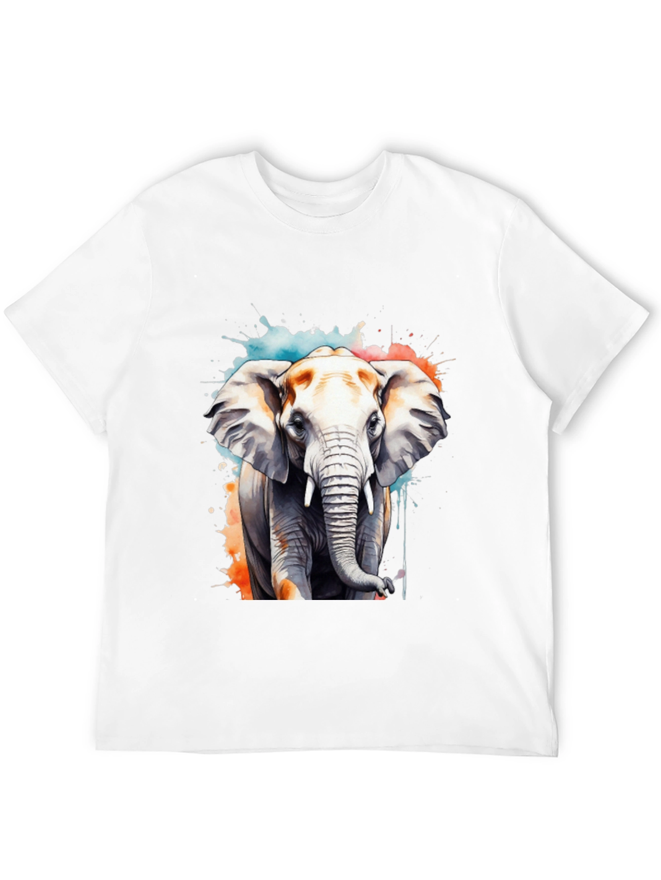 Watercolor Elephant Graphic Tee