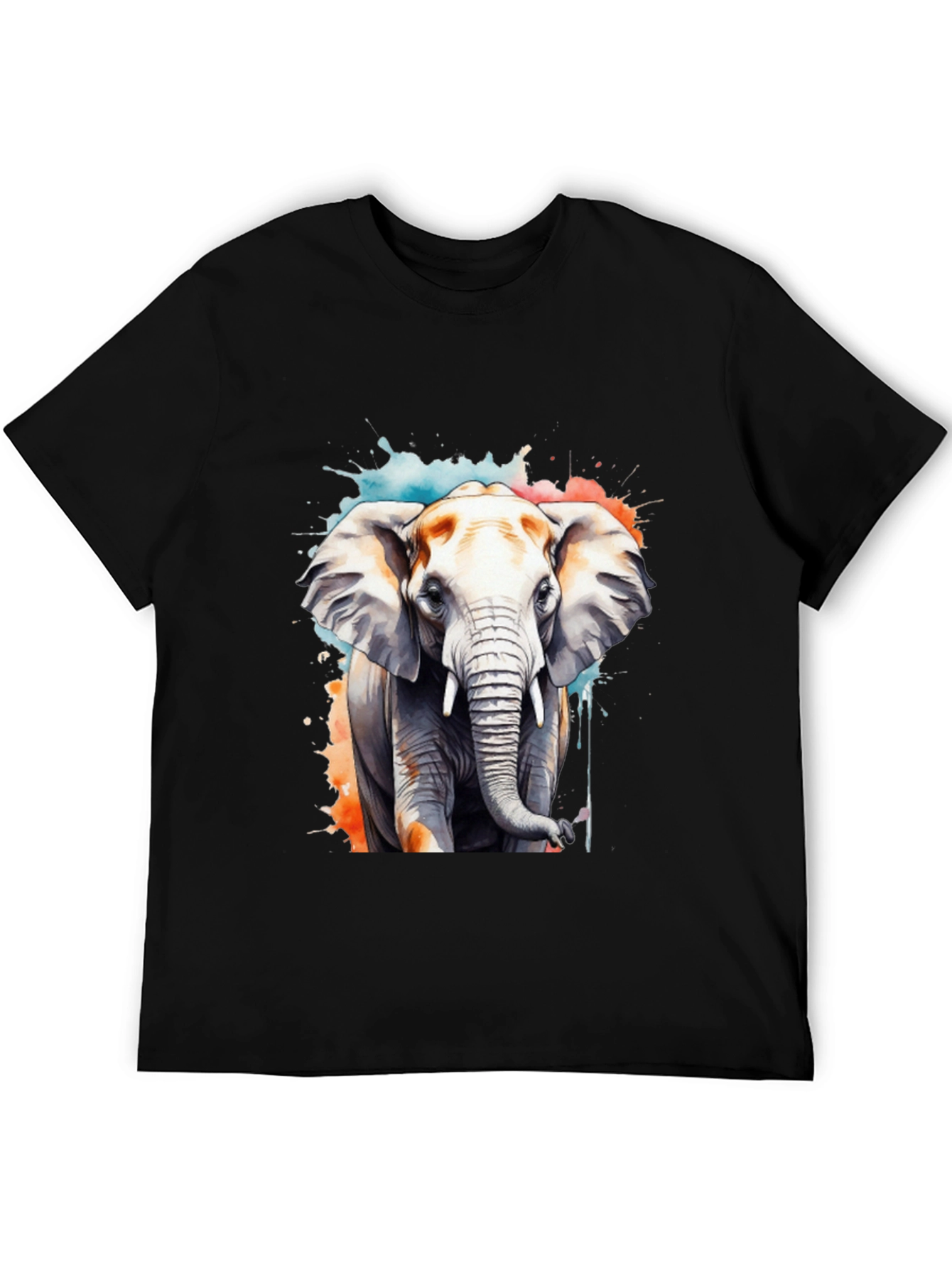 Watercolor Elephant Graphic Tee