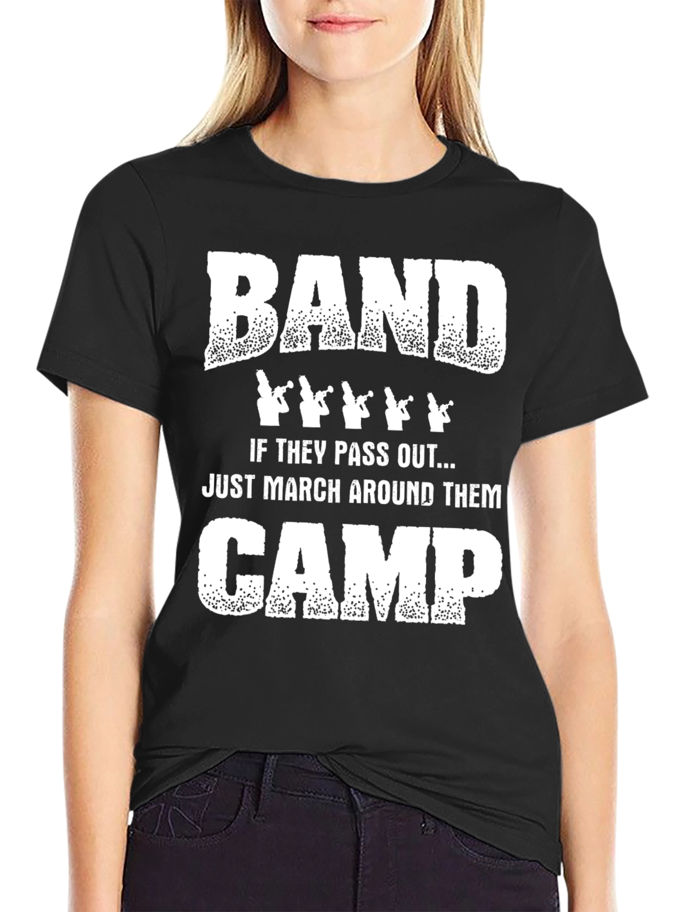 Band Camp Humor T-Shirt - March Around Them