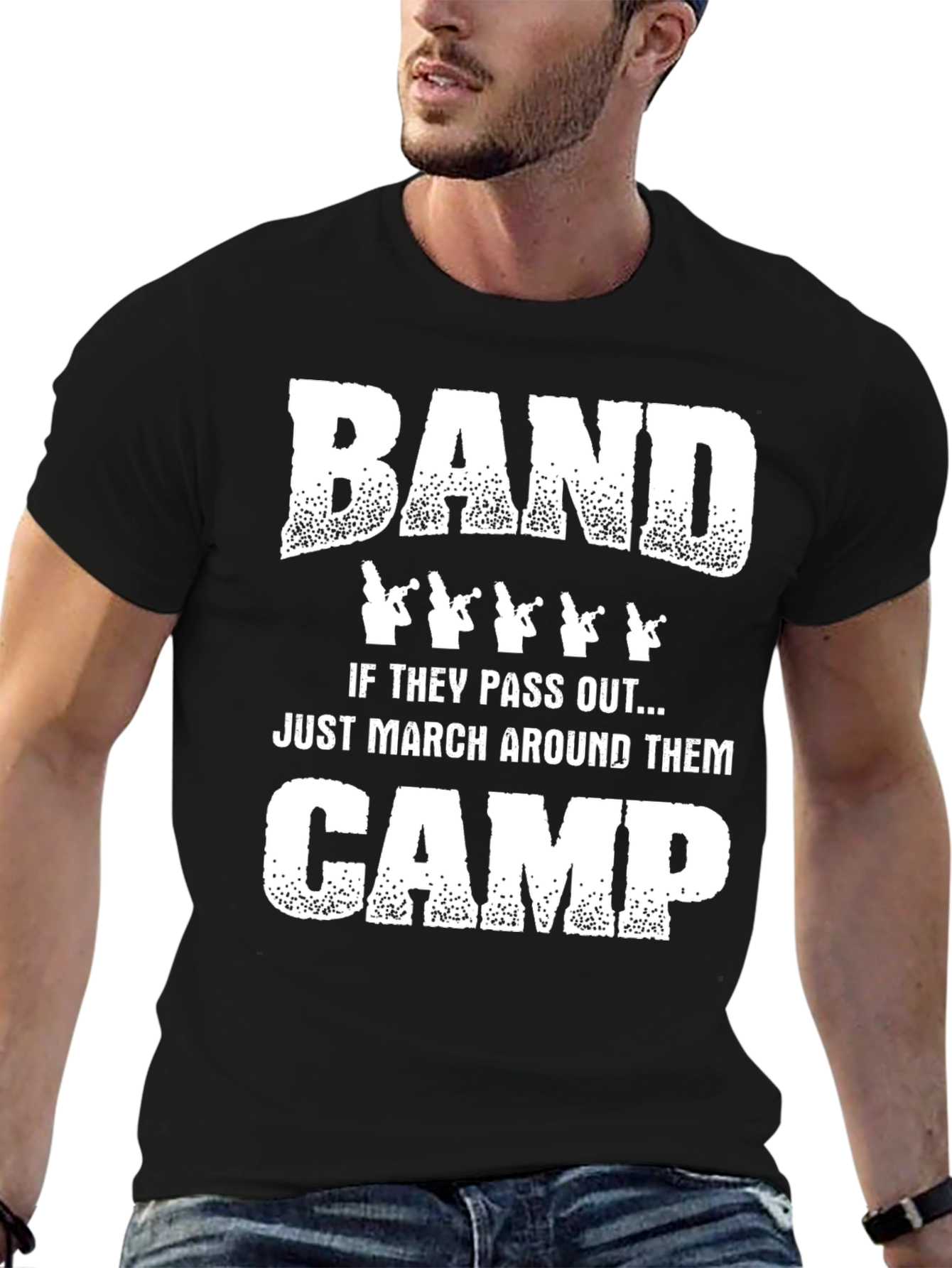 Band Camp Humor T-Shirt - March Around Them