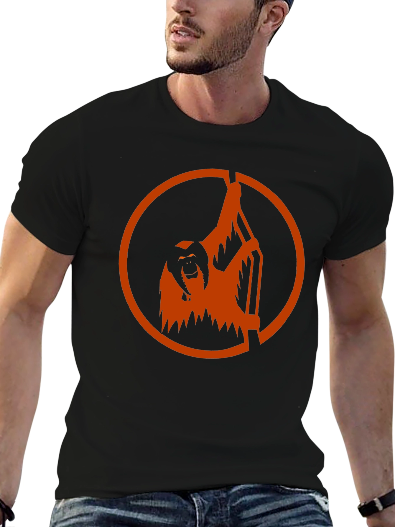 Orangutan Graphic Tee - Black
