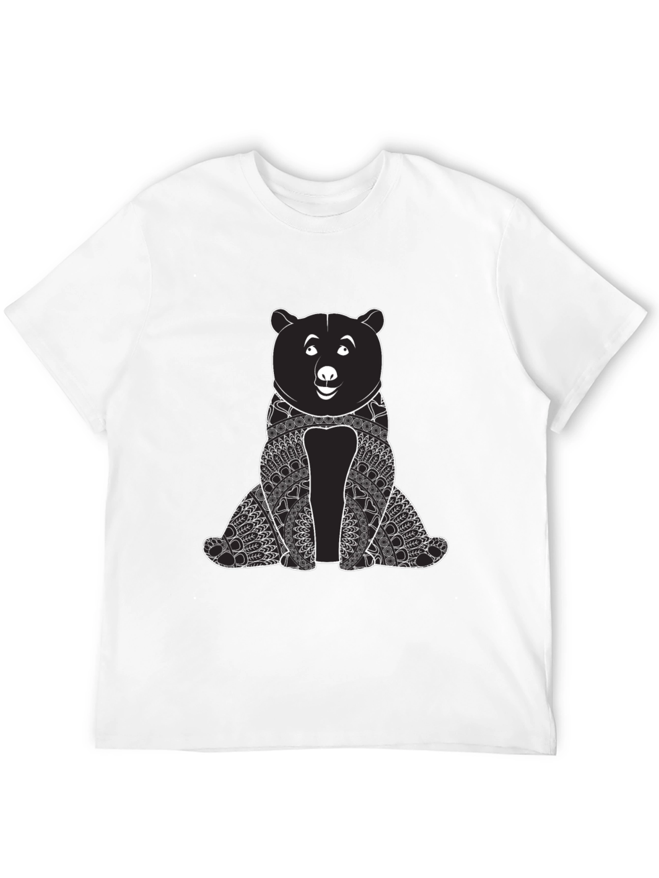 Bear Graphic Black Tee