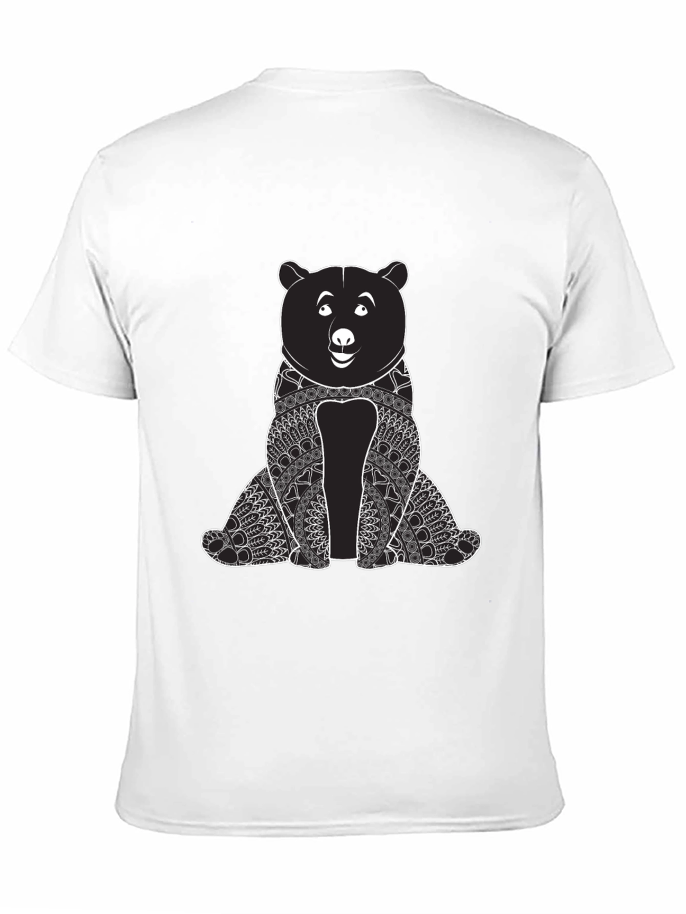 Bear Graphic Black Tee