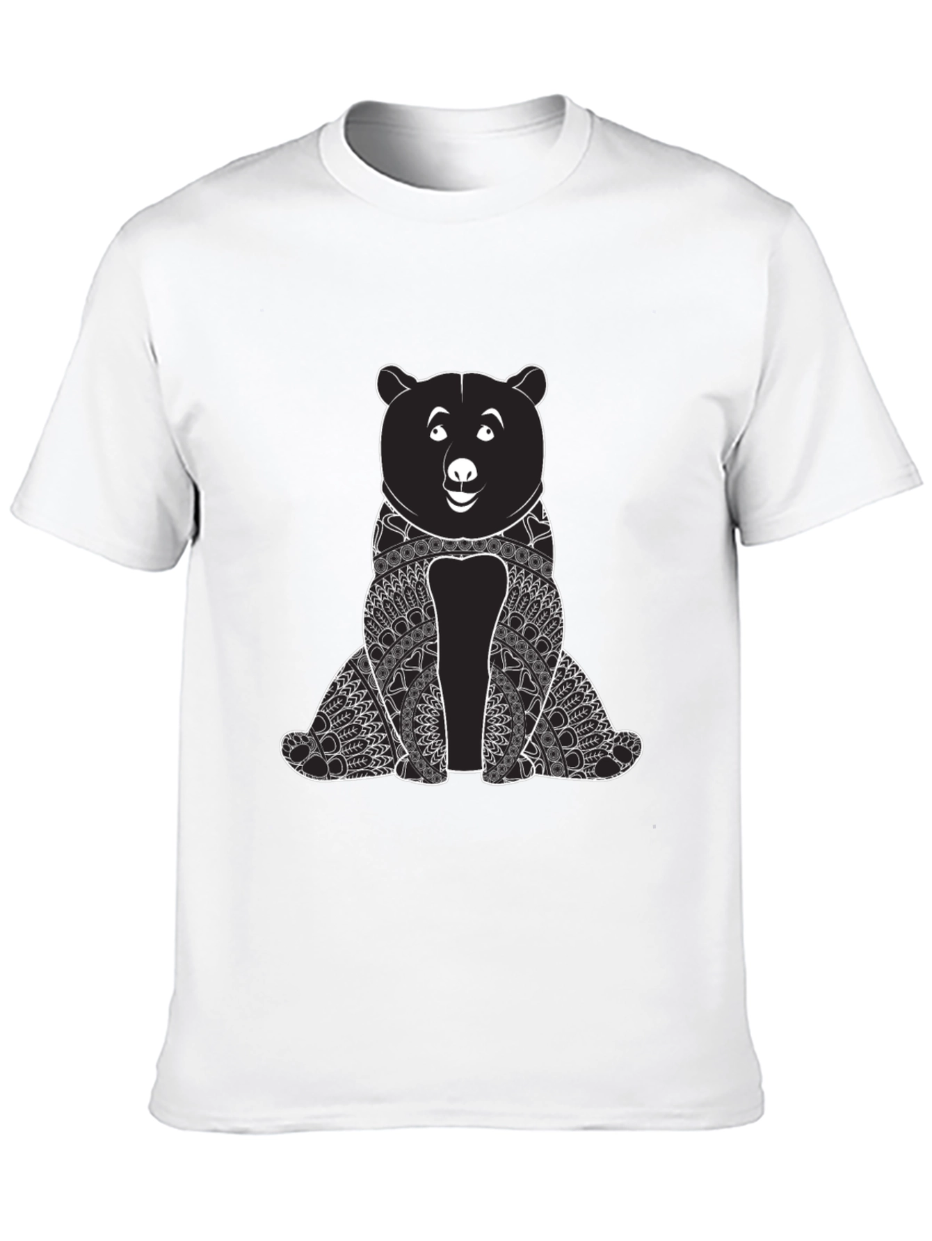 Bear Graphic Black Tee
