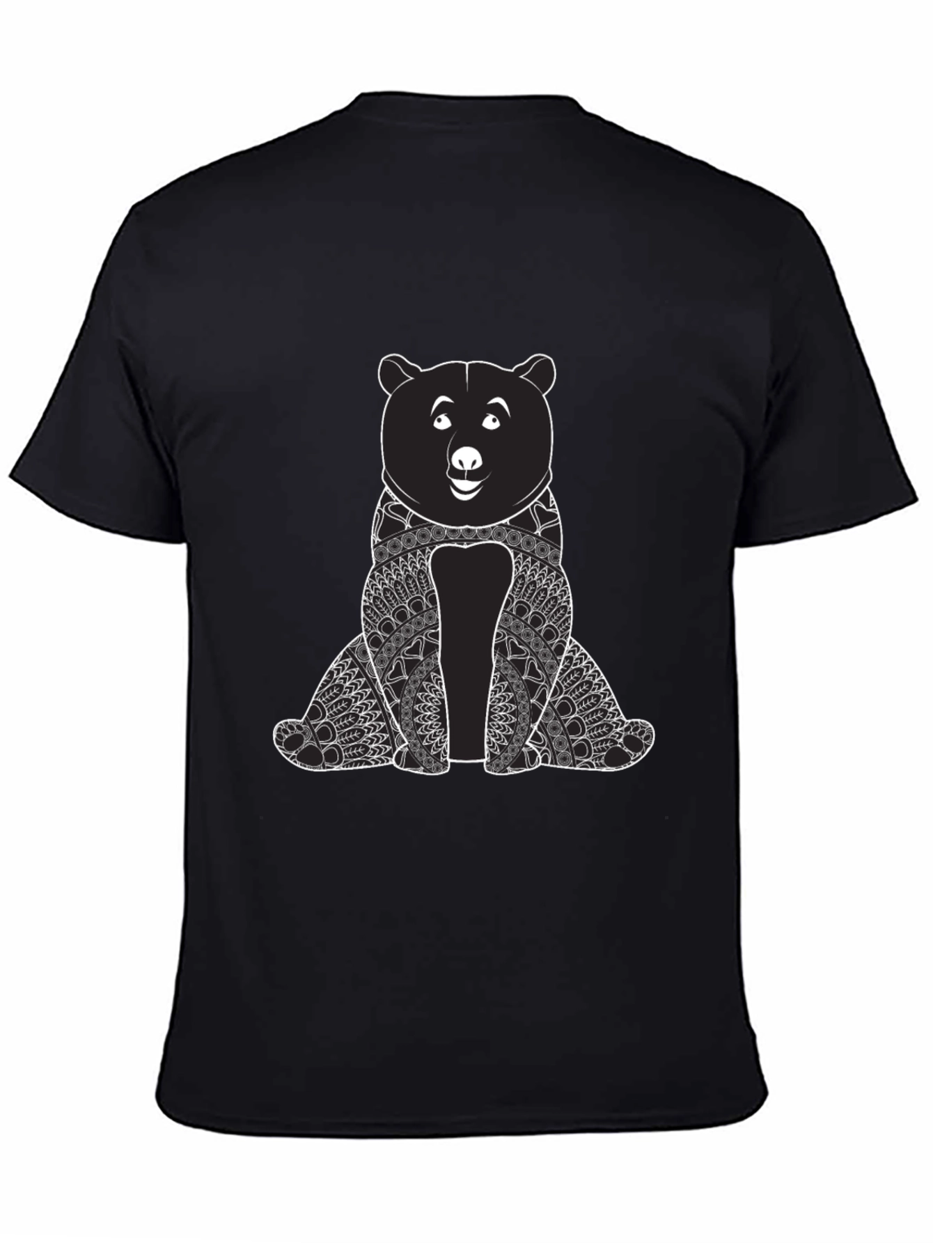 Bear Graphic Black Tee