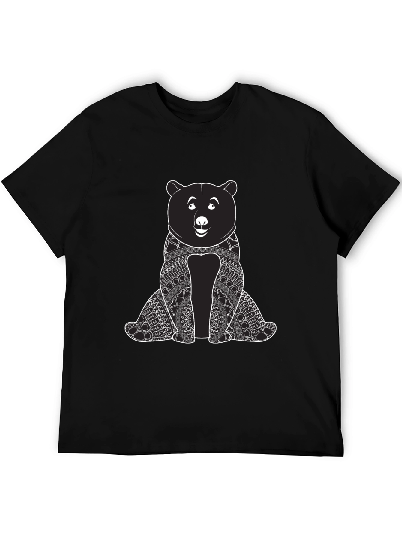 Bear Graphic Black Tee