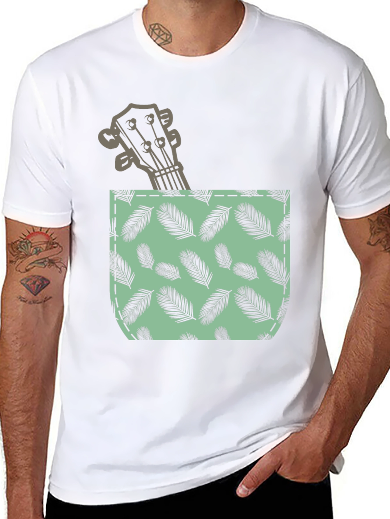 Pocket Ukulele Graphic T-Shirt