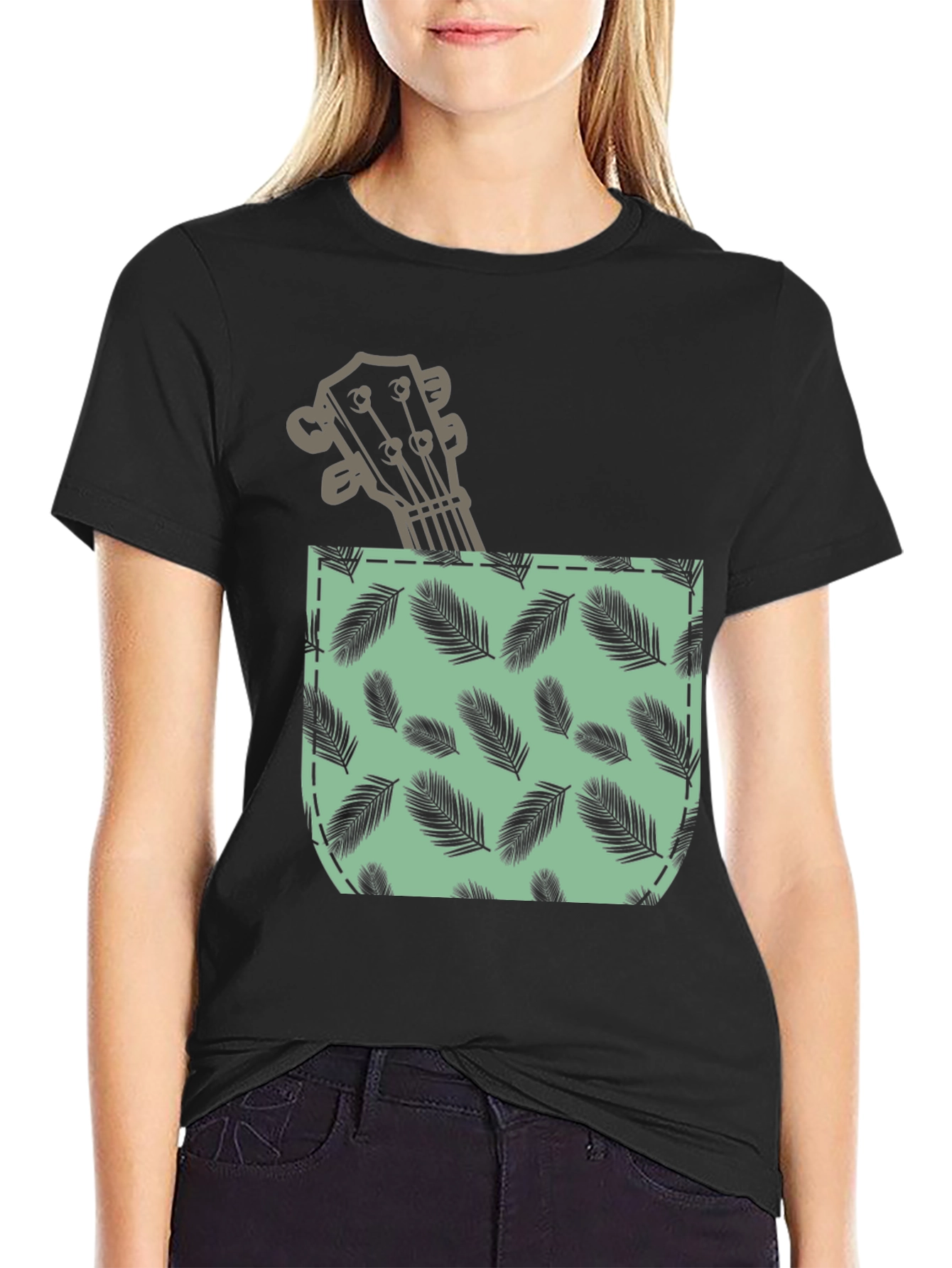 Pocket Ukulele Graphic T-Shirt