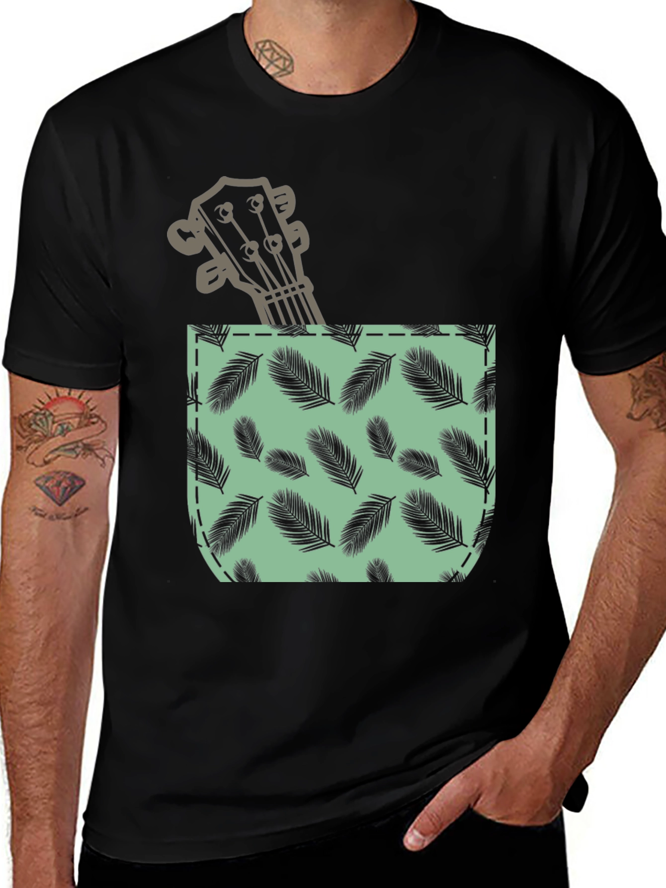 Pocket Ukulele Graphic T-Shirt