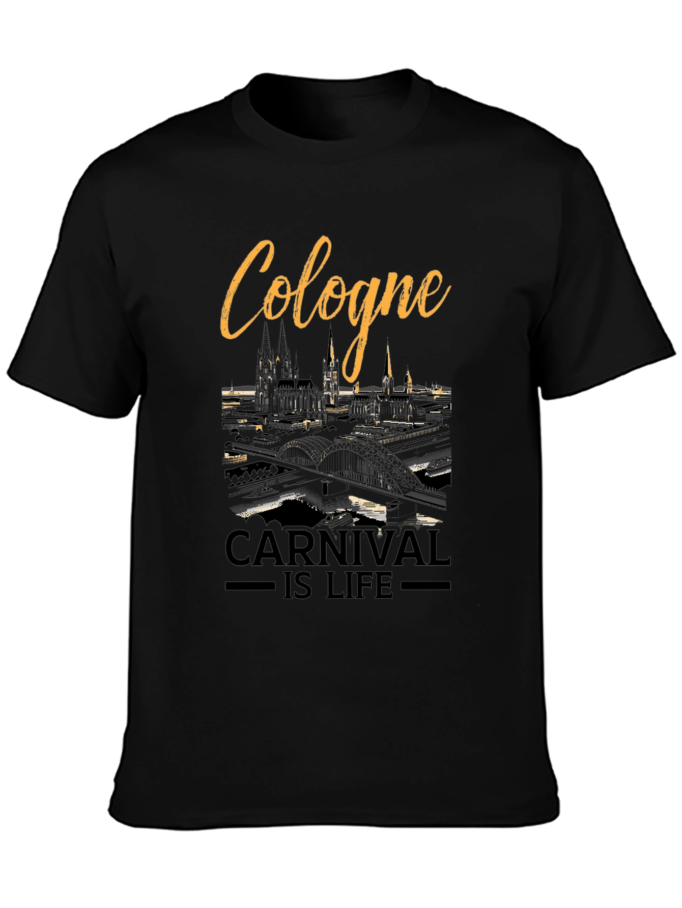 Cologne Carnival is Life Graphic T-Shirt