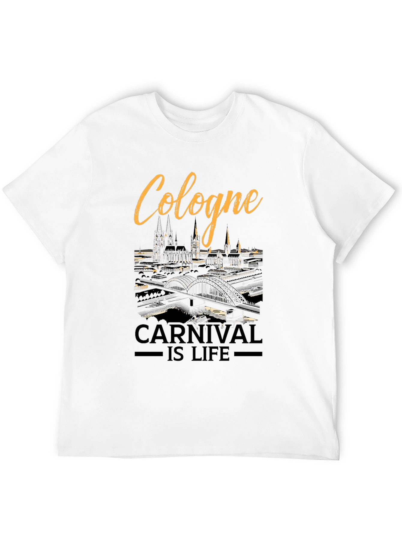 Cologne Carnival is Life Graphic T-Shirt