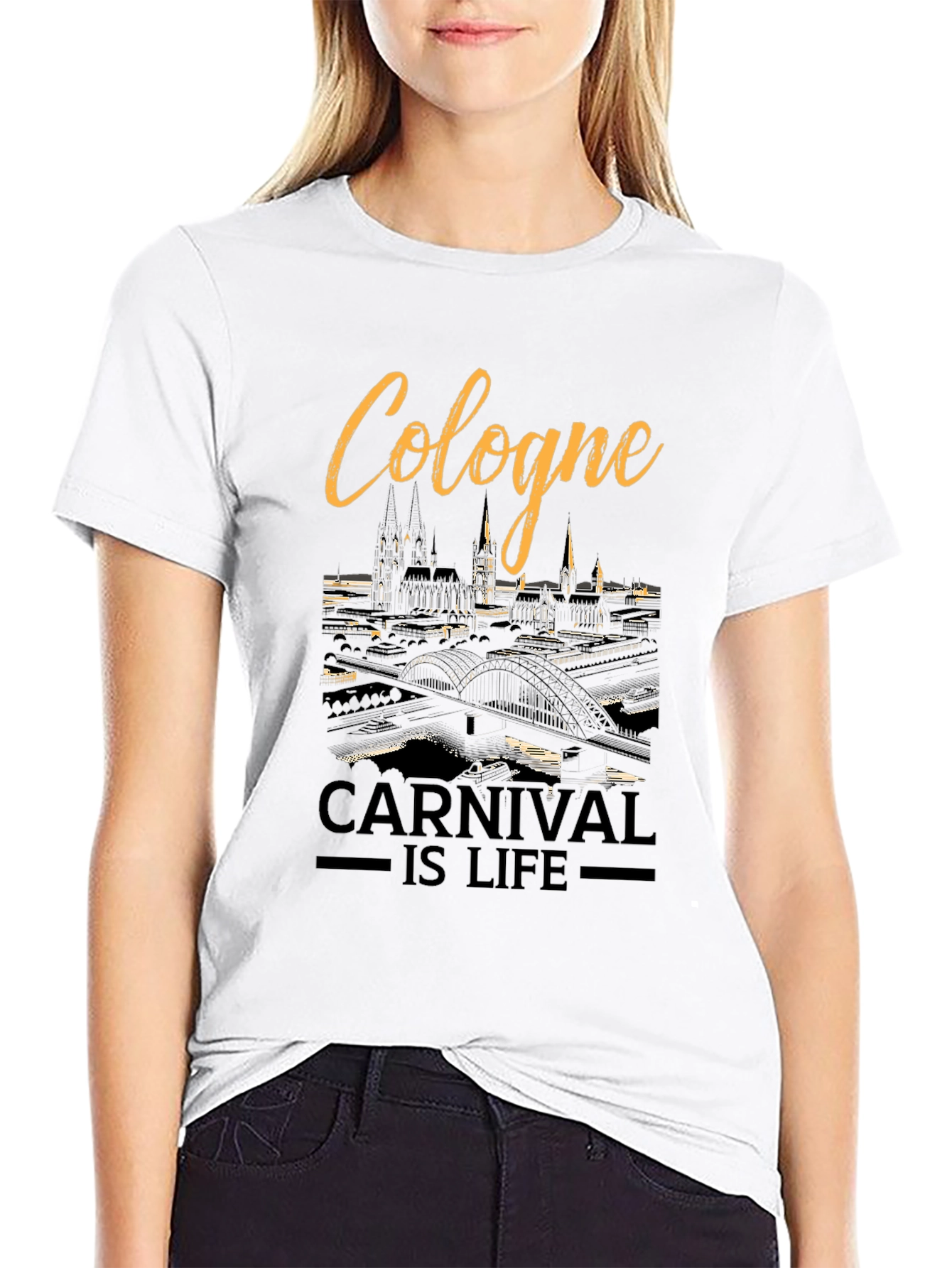 Cologne Carnival is Life Graphic T-Shirt