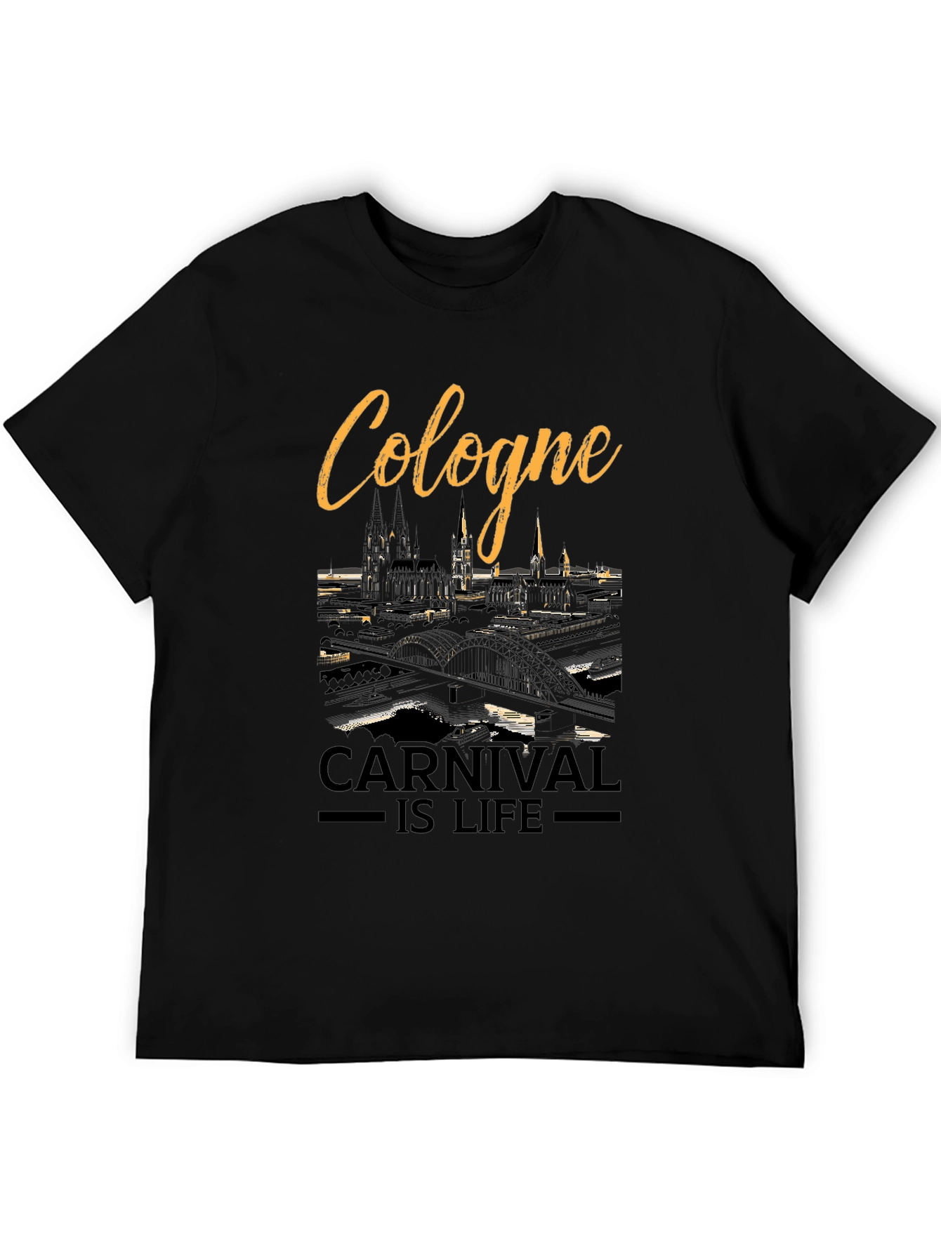 Cologne Carnival is Life Graphic T-Shirt