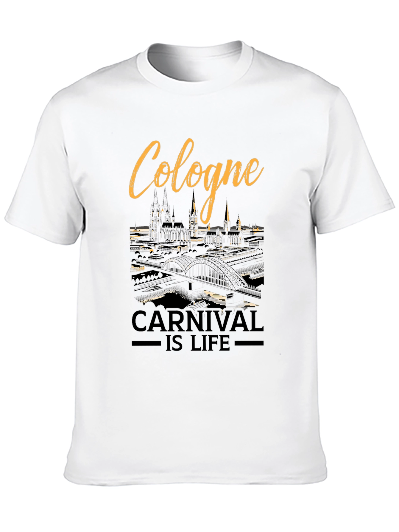 Cologne Carnival is Life Graphic T-Shirt