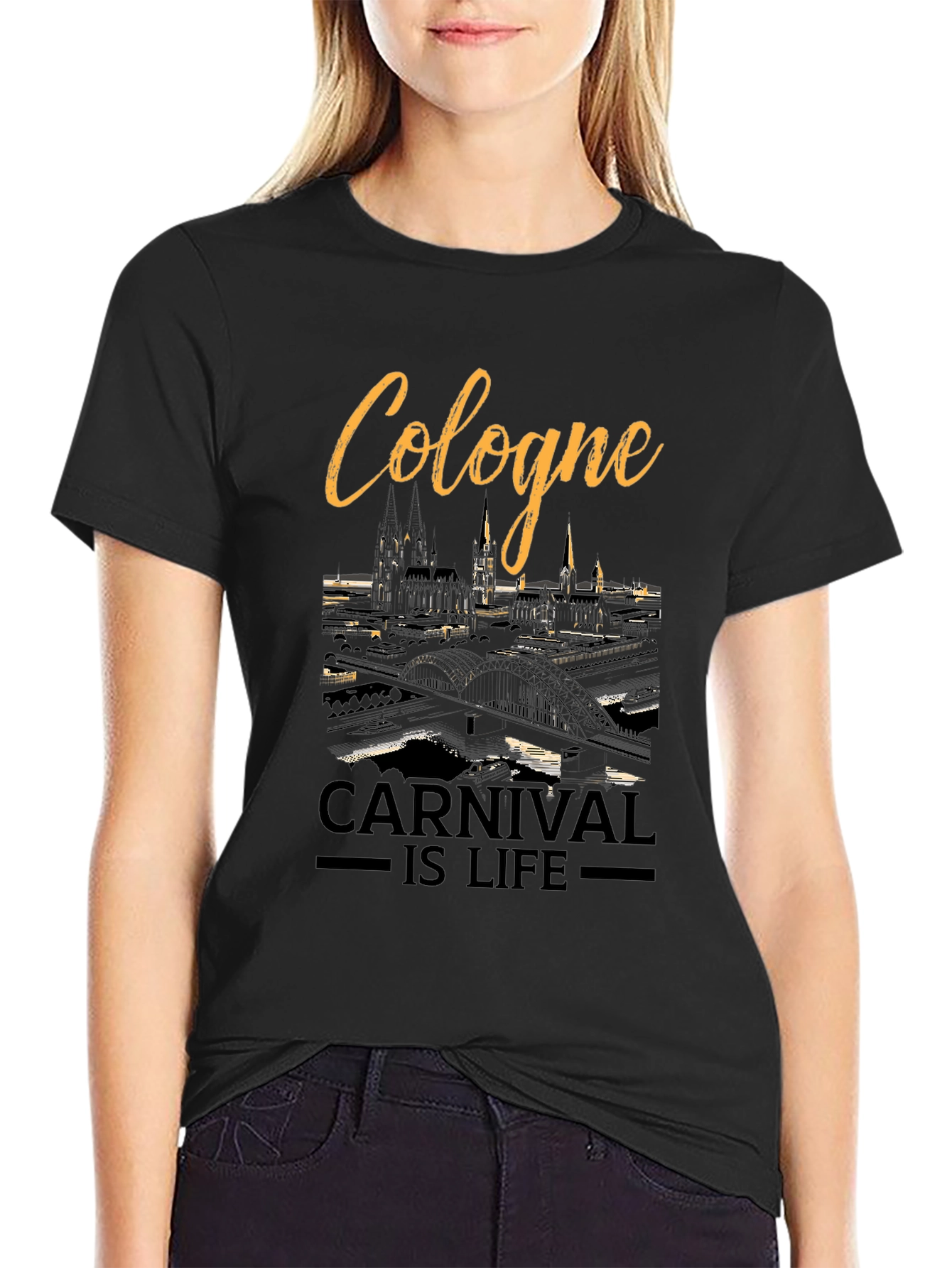 Cologne Carnival is Life Graphic T-Shirt