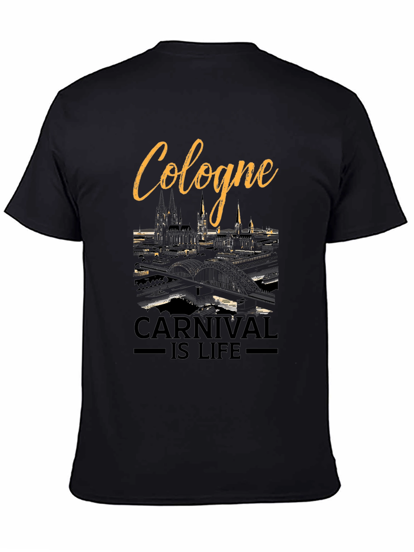 Cologne Carnival is Life Graphic T-Shirt