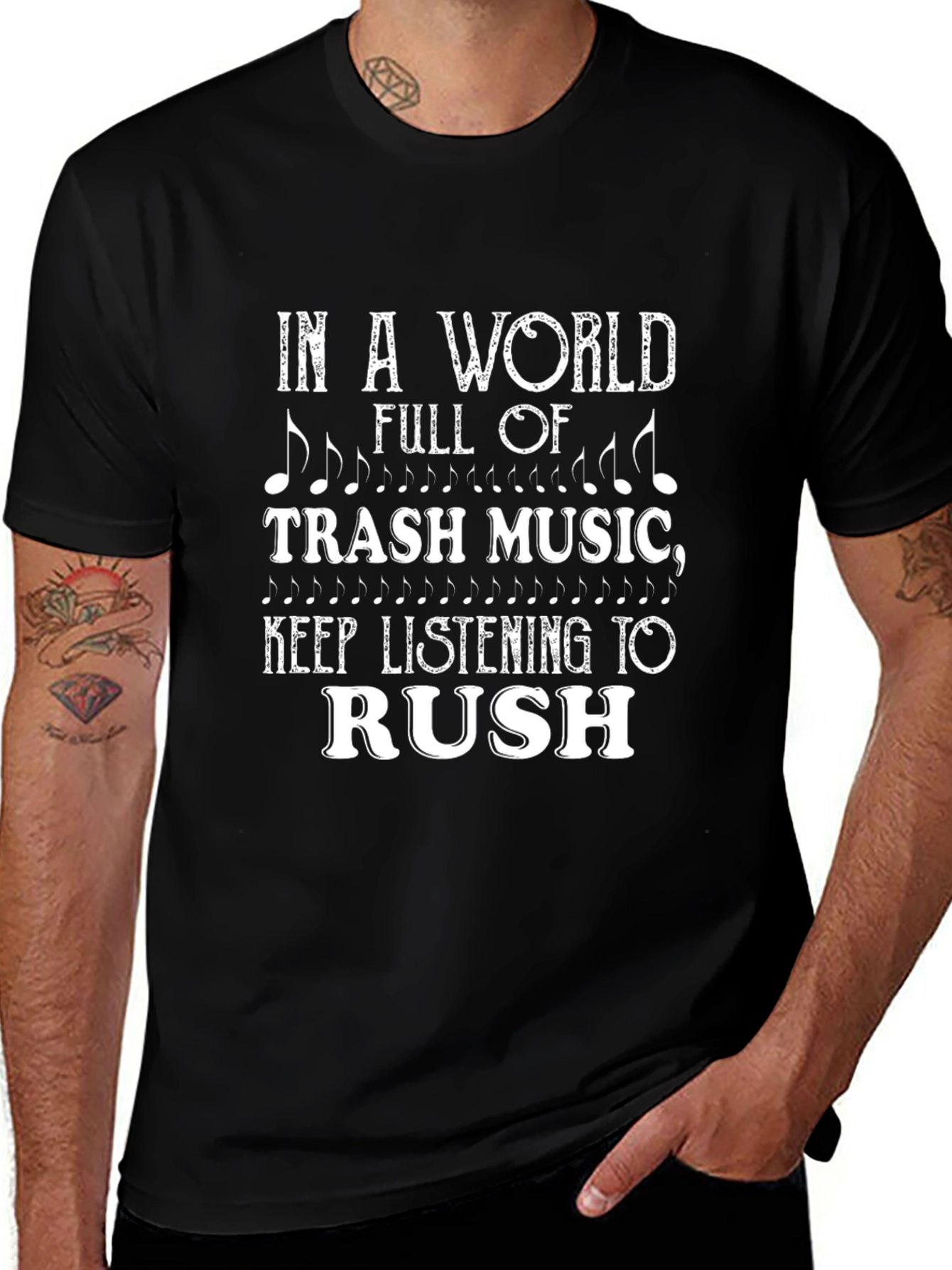 In a World of Trash Music Rush T-Shirt