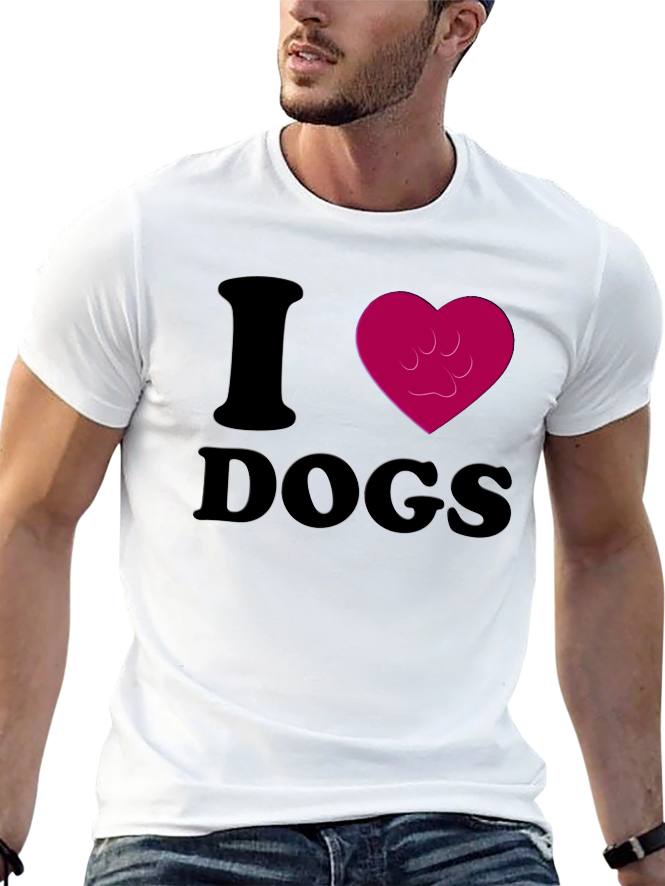 I Heart Dogs Graphic Tee