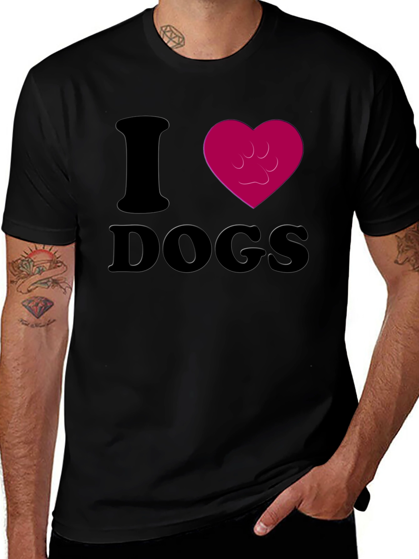 I Heart Dogs Graphic Tee