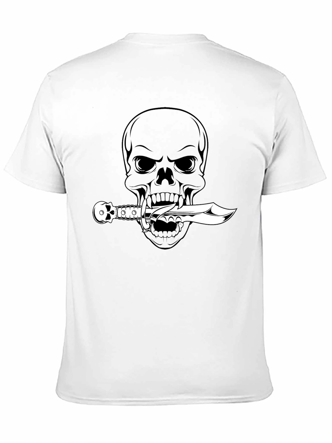 Skull & Dagger Graphic Tee - Mens Black T-Shirt