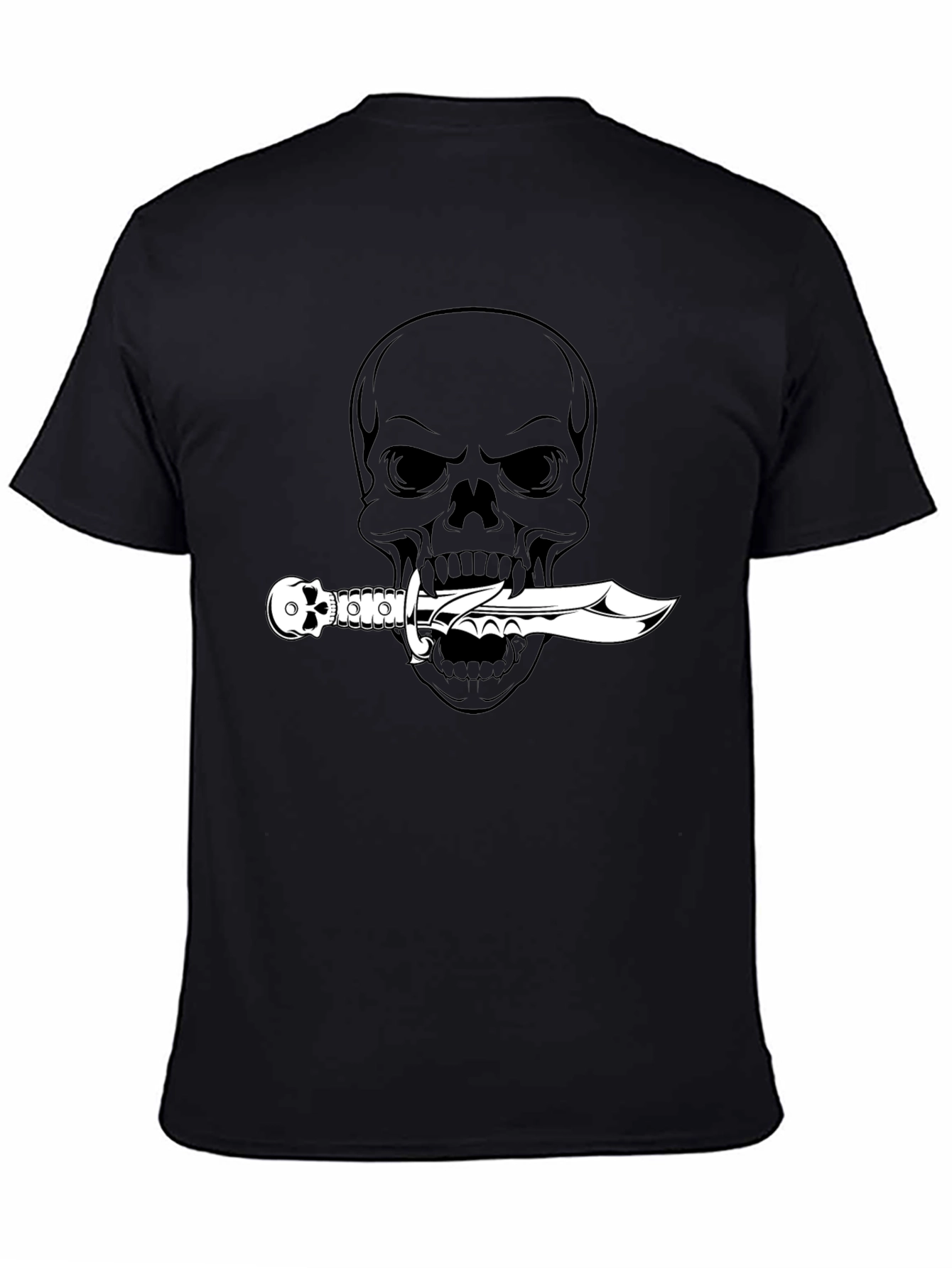 Skull & Dagger Graphic Tee - Mens Black T-Shirt