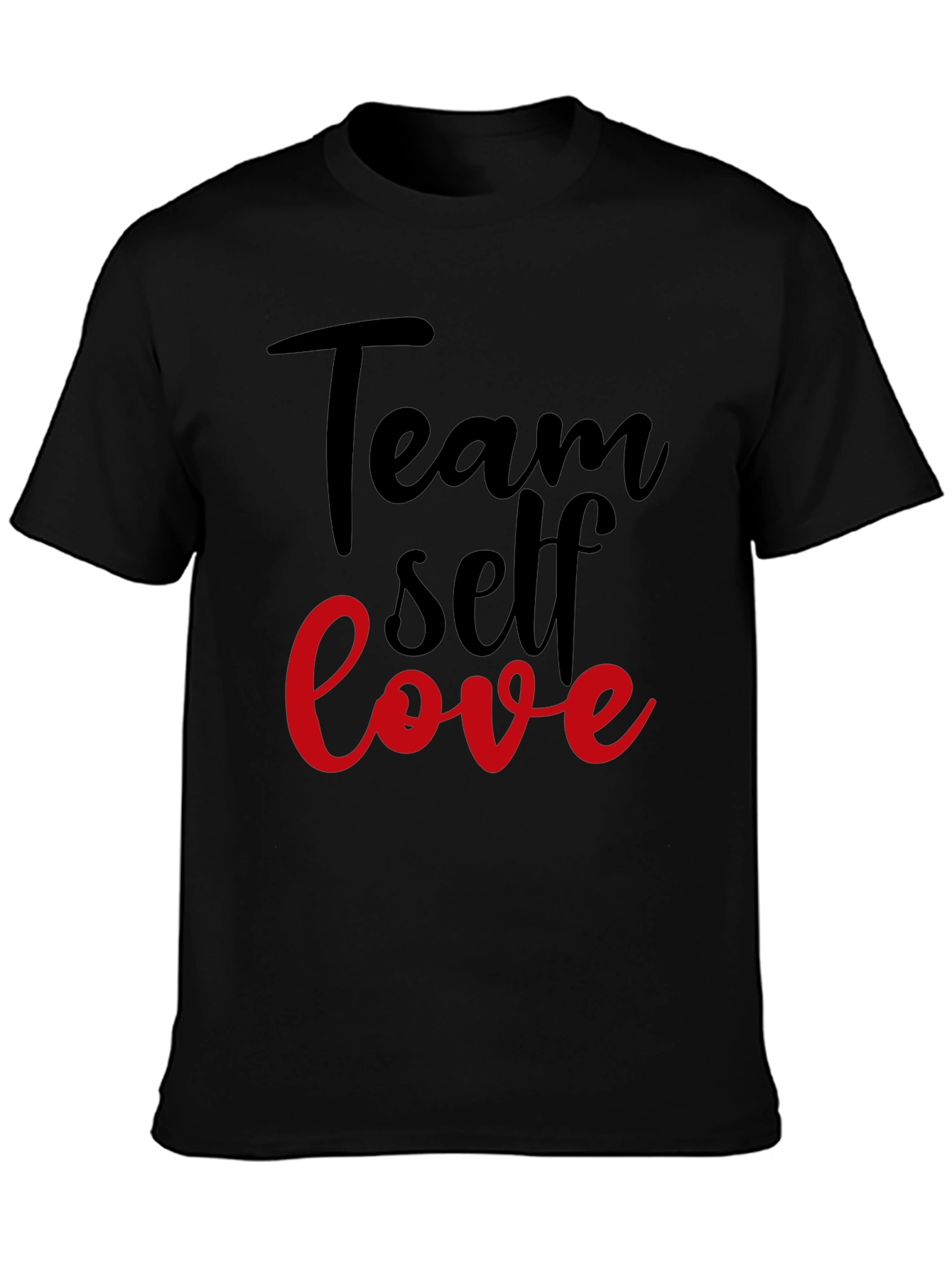 Team Self Love Graphic Tee - Black