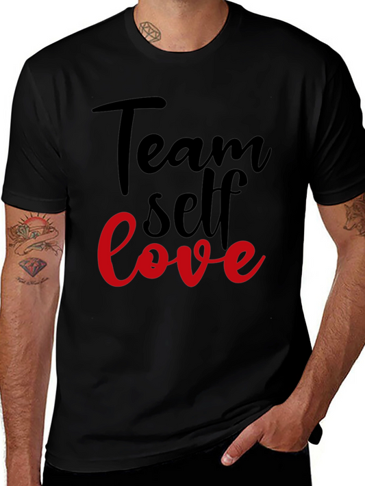 Team Self Love Graphic Tee - Black