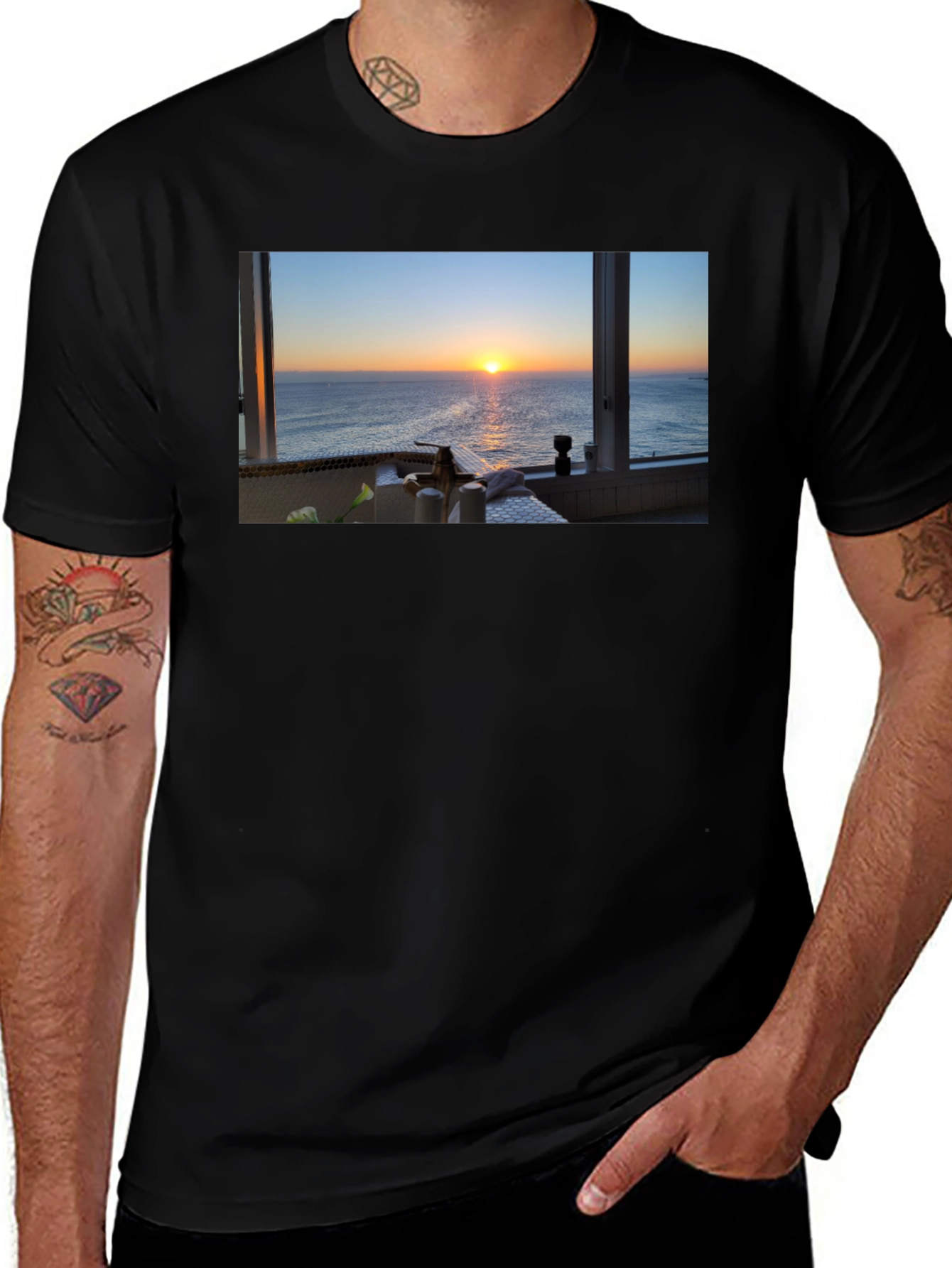 Ocean View Sunset T-Shirt