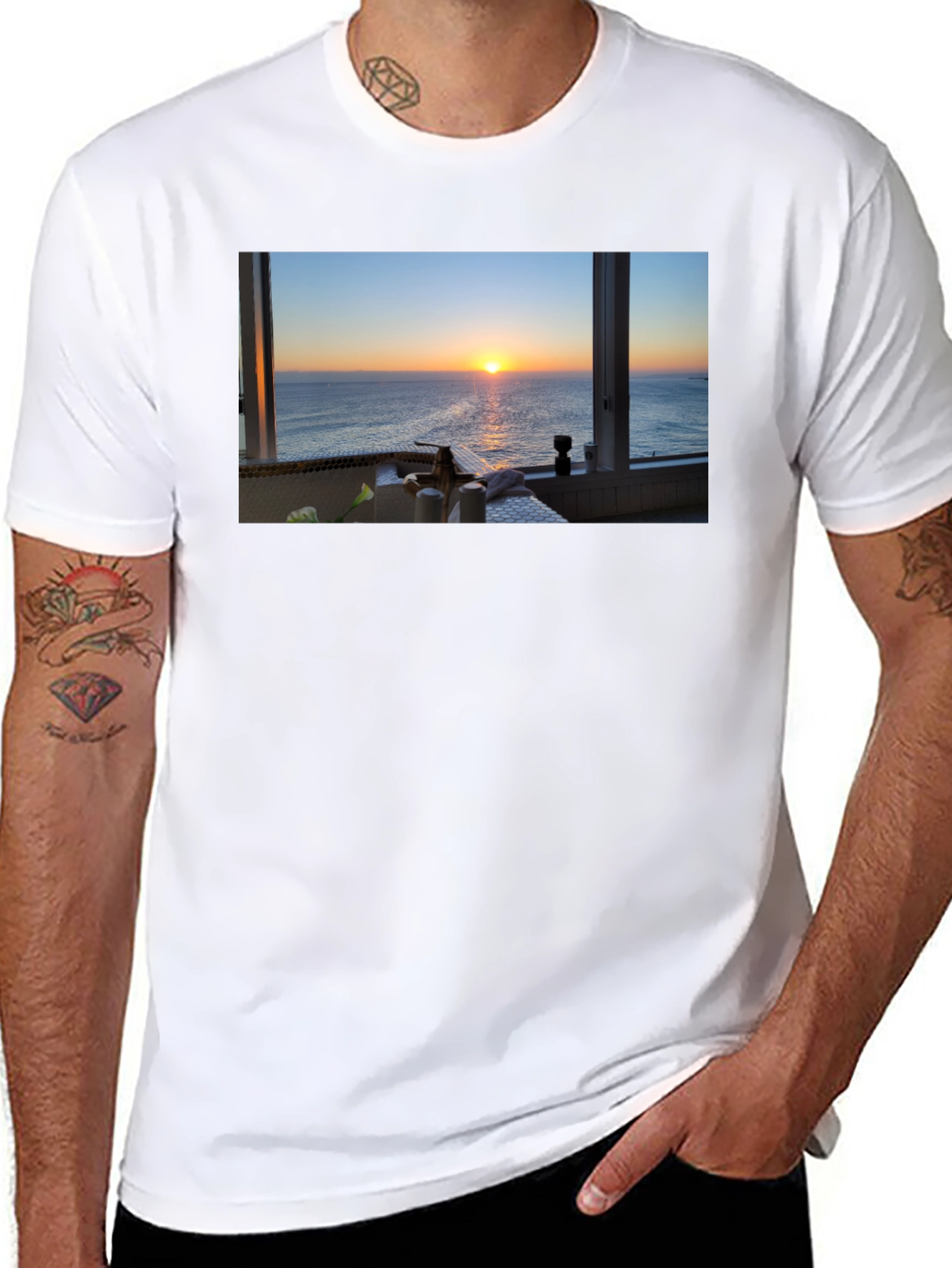 Ocean View Sunset T-Shirt