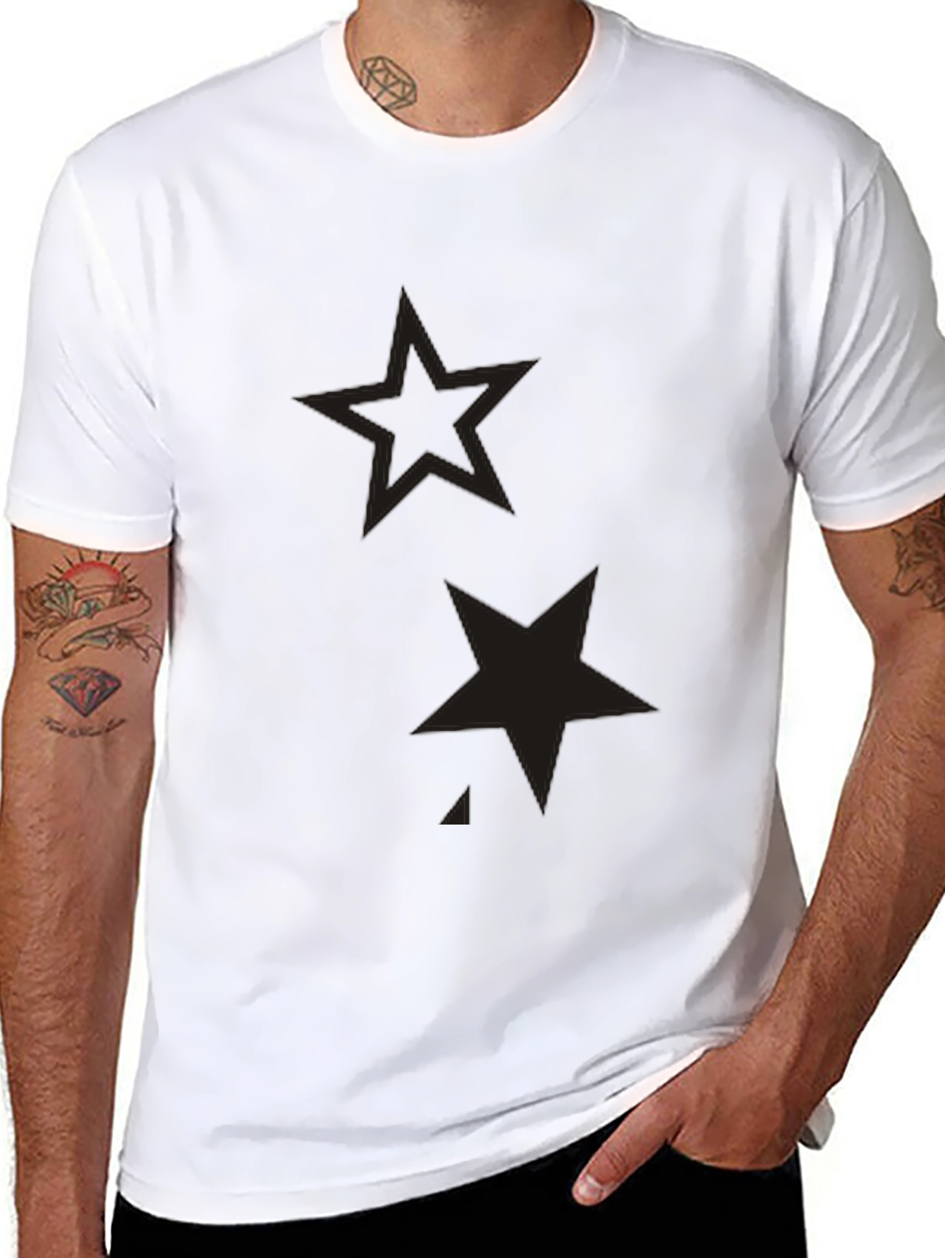 Star Graphic Black T-Shirt