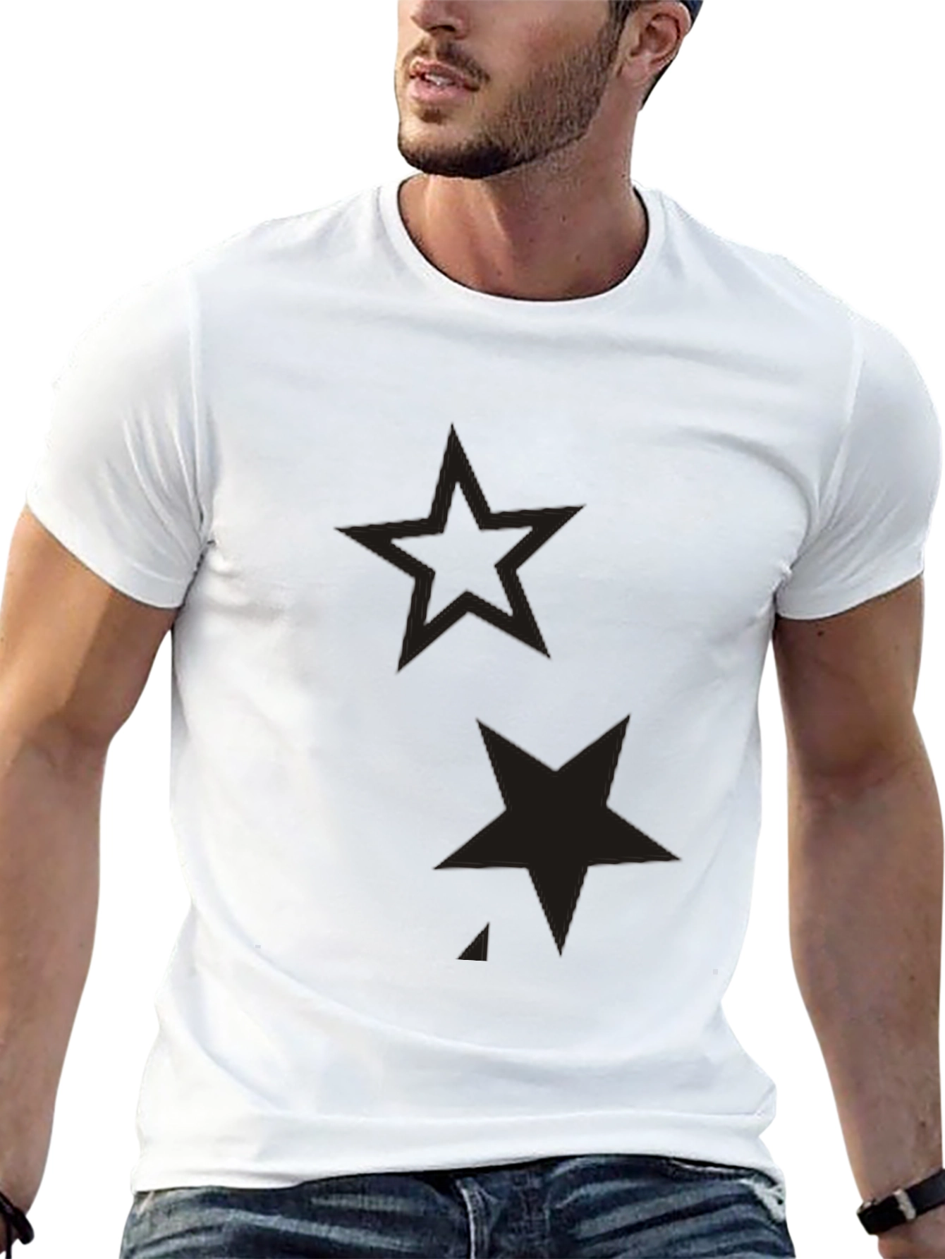 Star Graphic Black T-Shirt