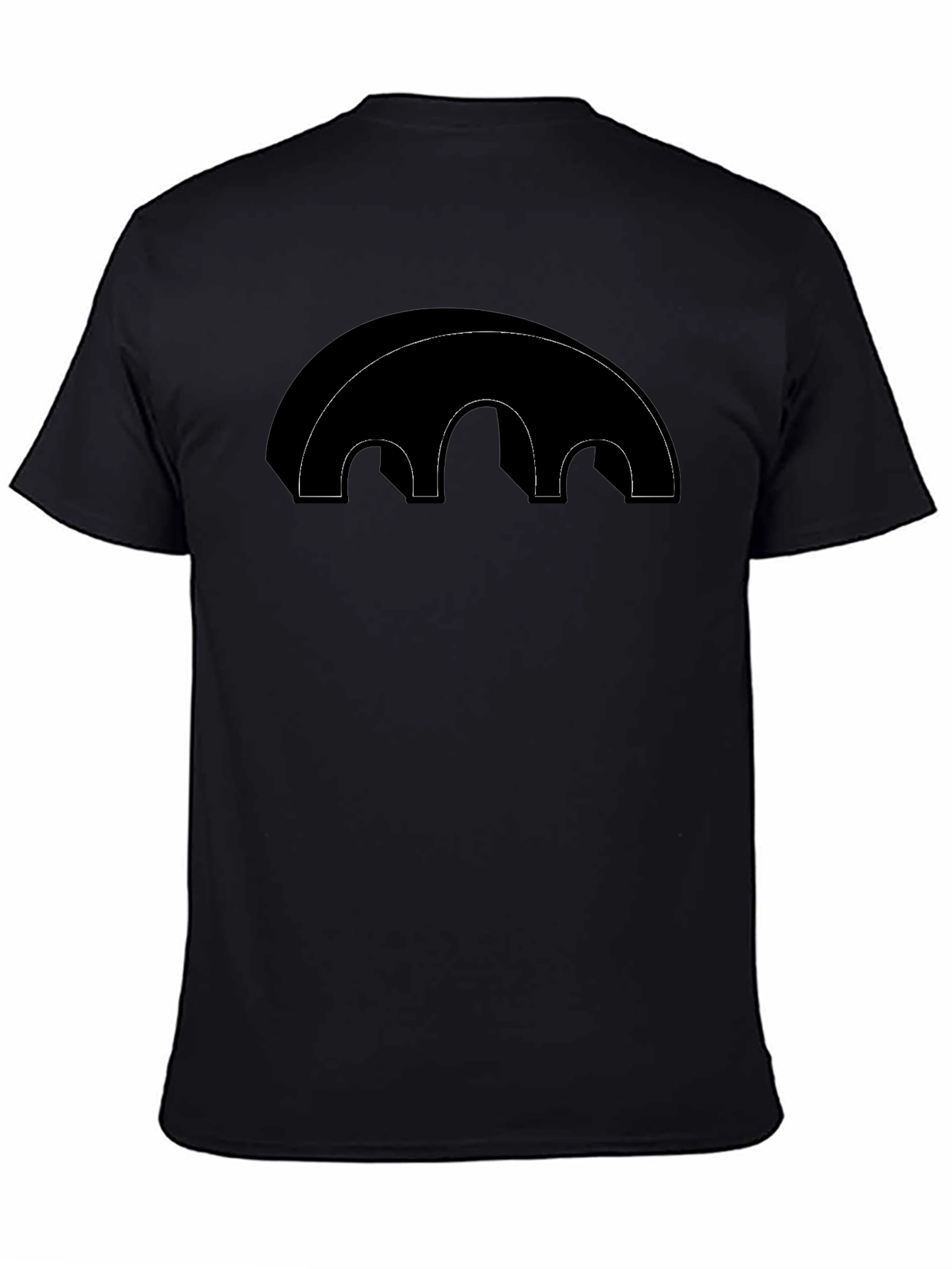 Minimalist Black Arch Graphic Tee